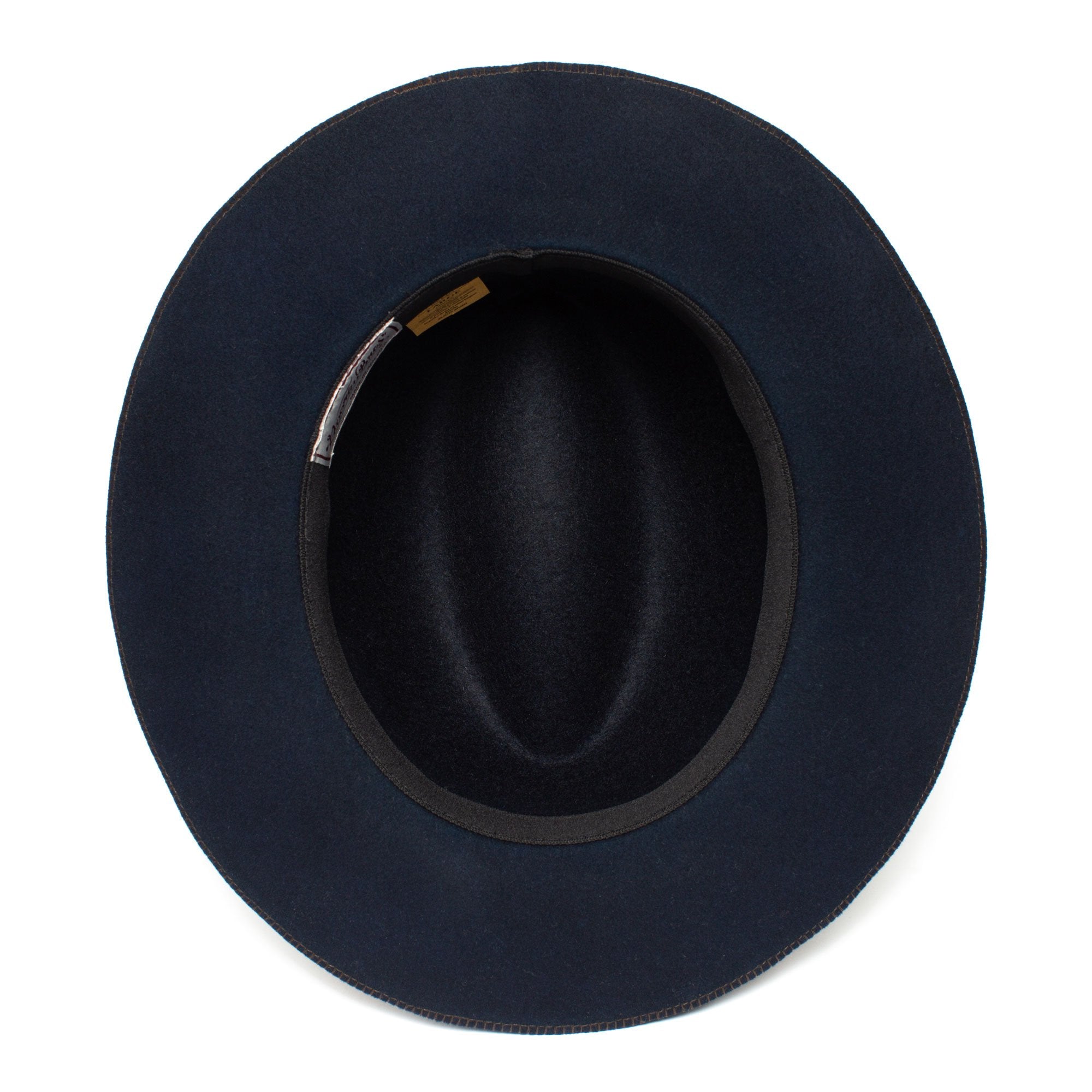 Goorin Bros. mr wilder wool diamond porkpie fedora Navy under view