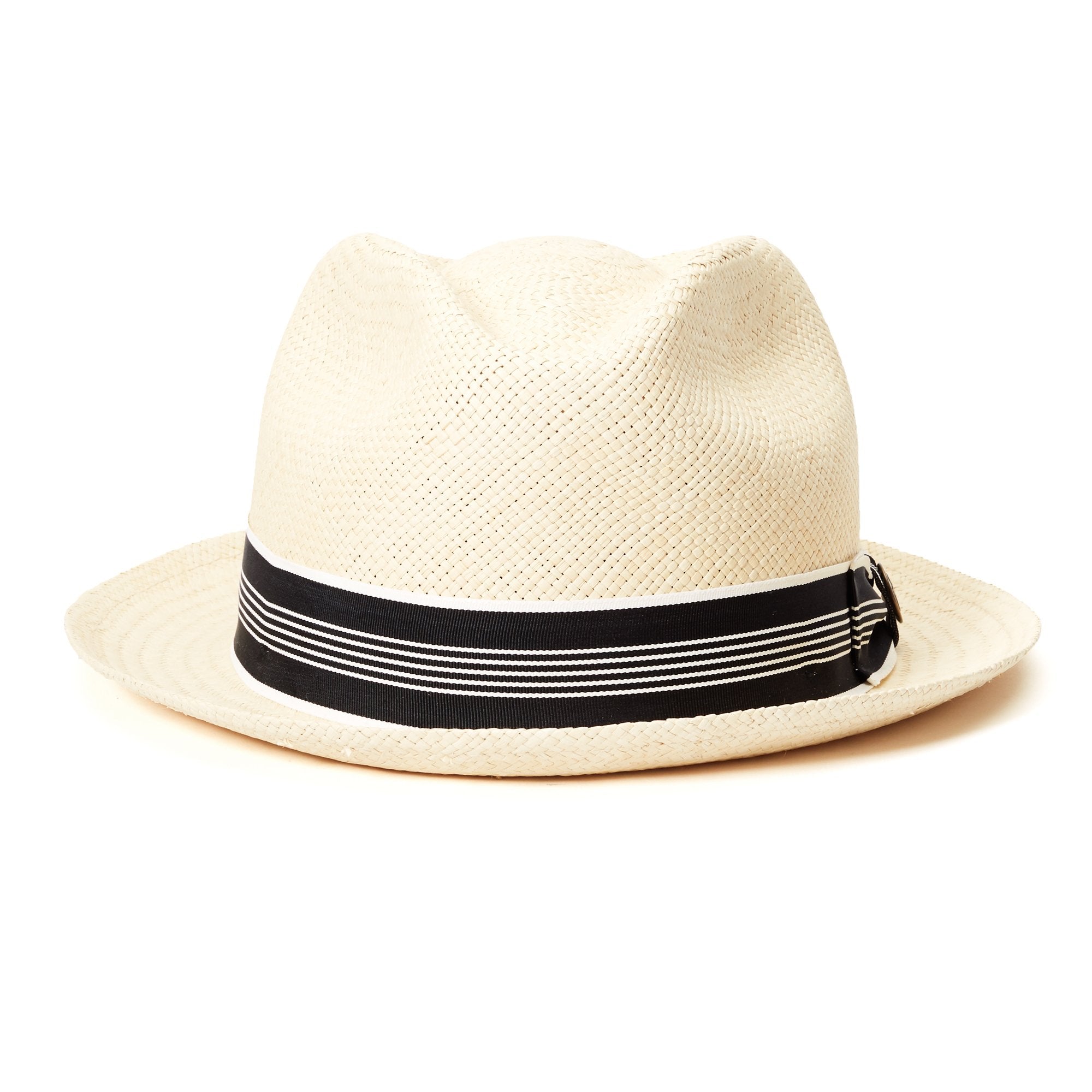 Goorin Bros. odis lee teardrop medium brim straw fedora hat Natural front view
