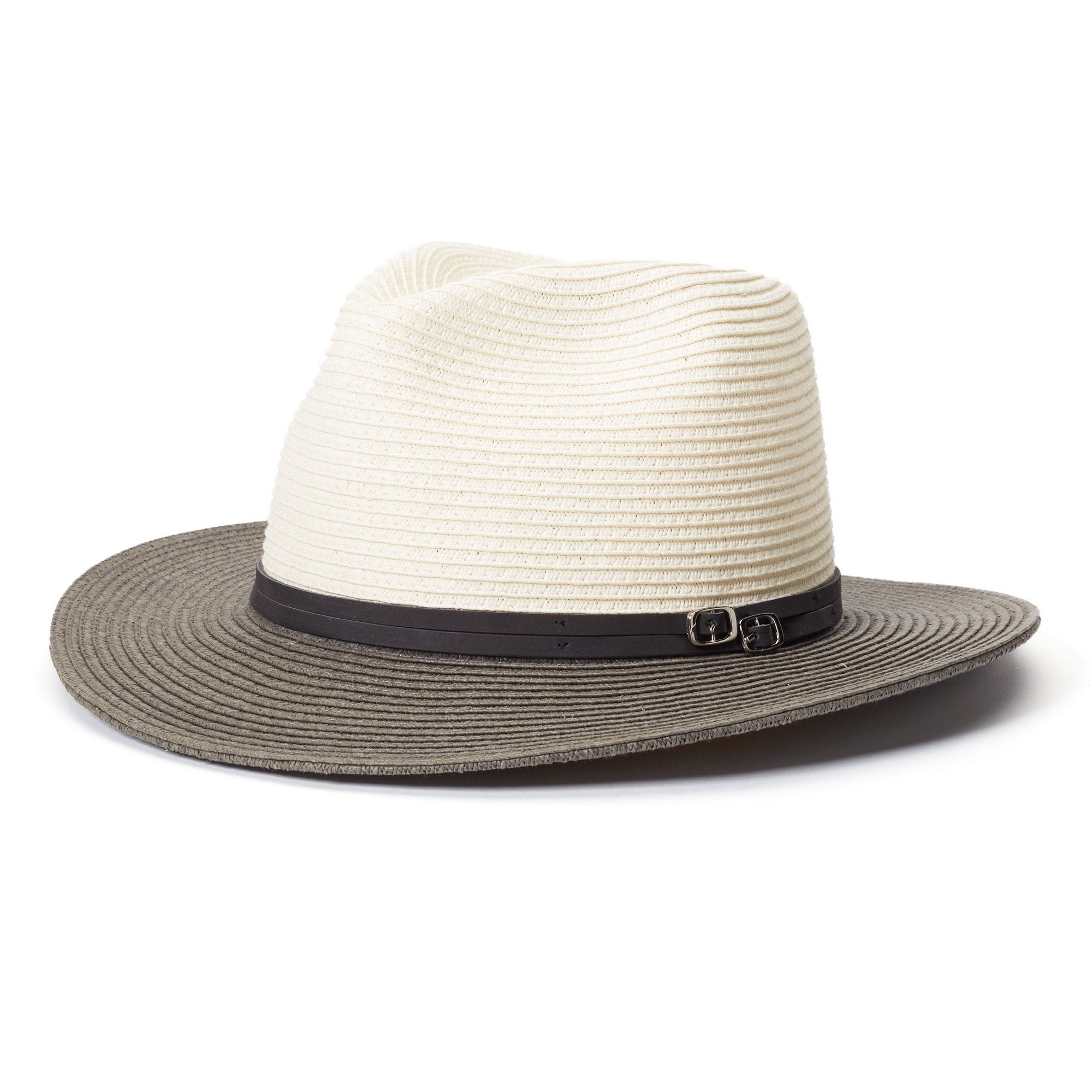 Goorin Bros. hot miami paper wide brim fedora Grey left side view