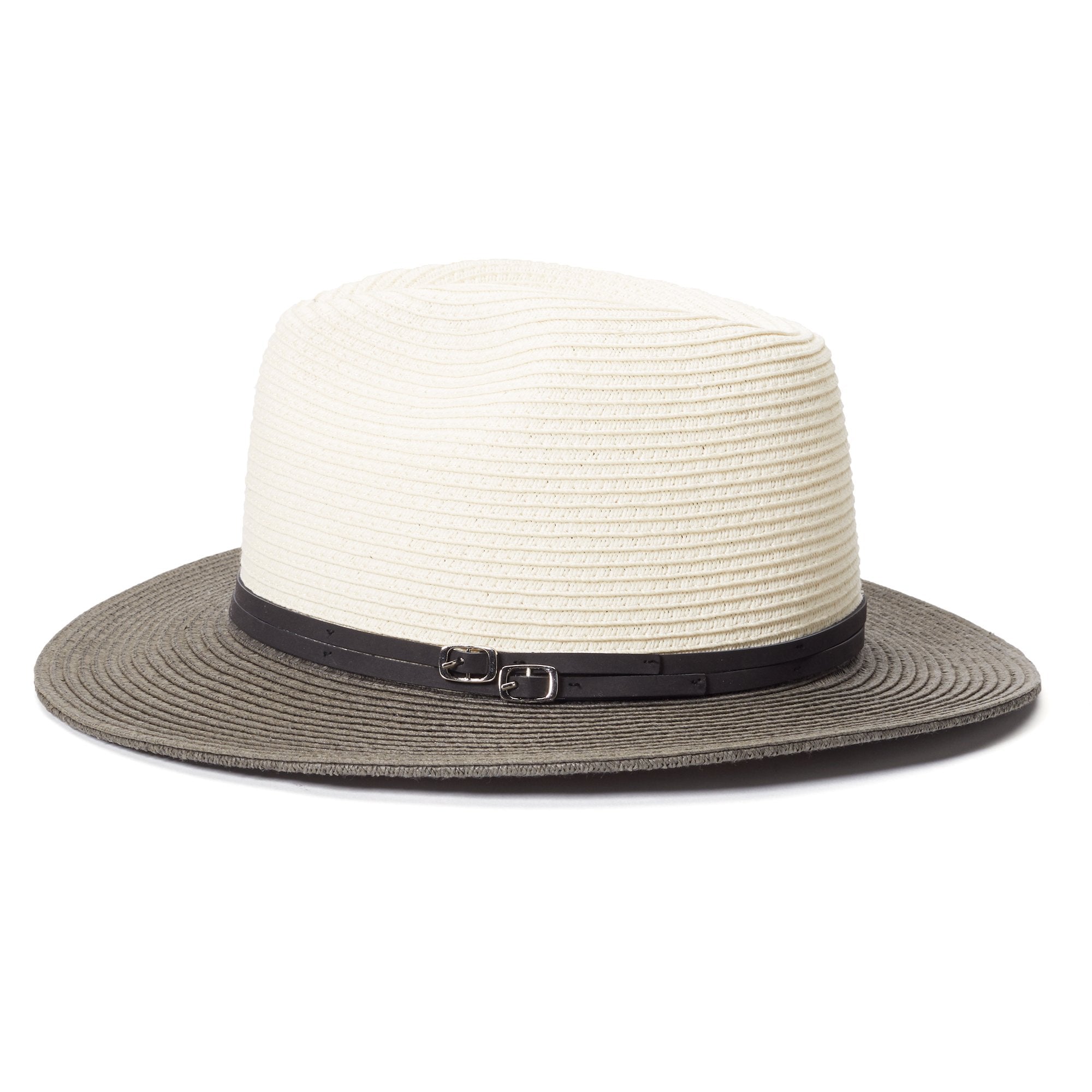 Goorin Bros. hot miami paper wide brim fedora Grey side view