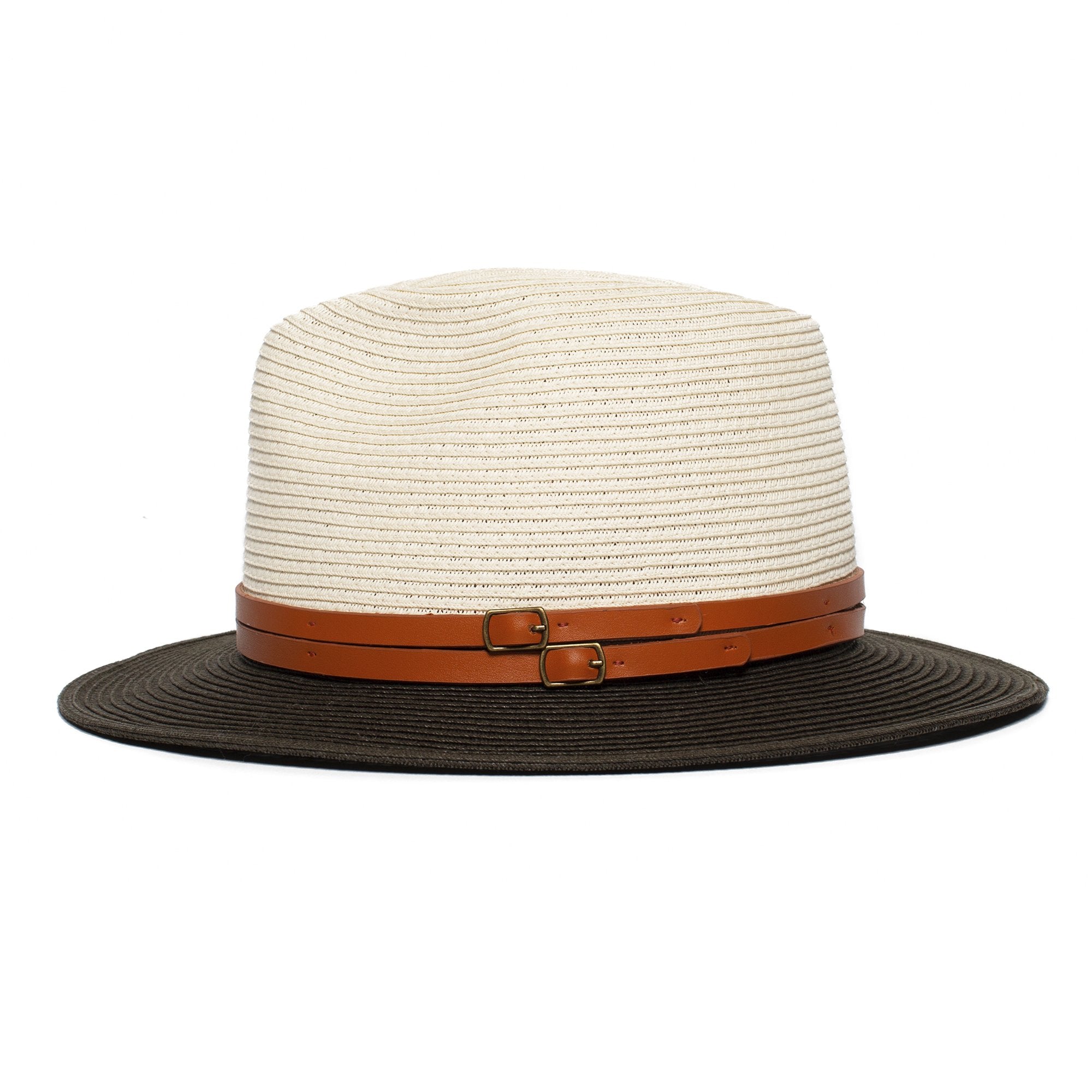 Goorin Bros. hot miami paper wide brim fedora Olive side view