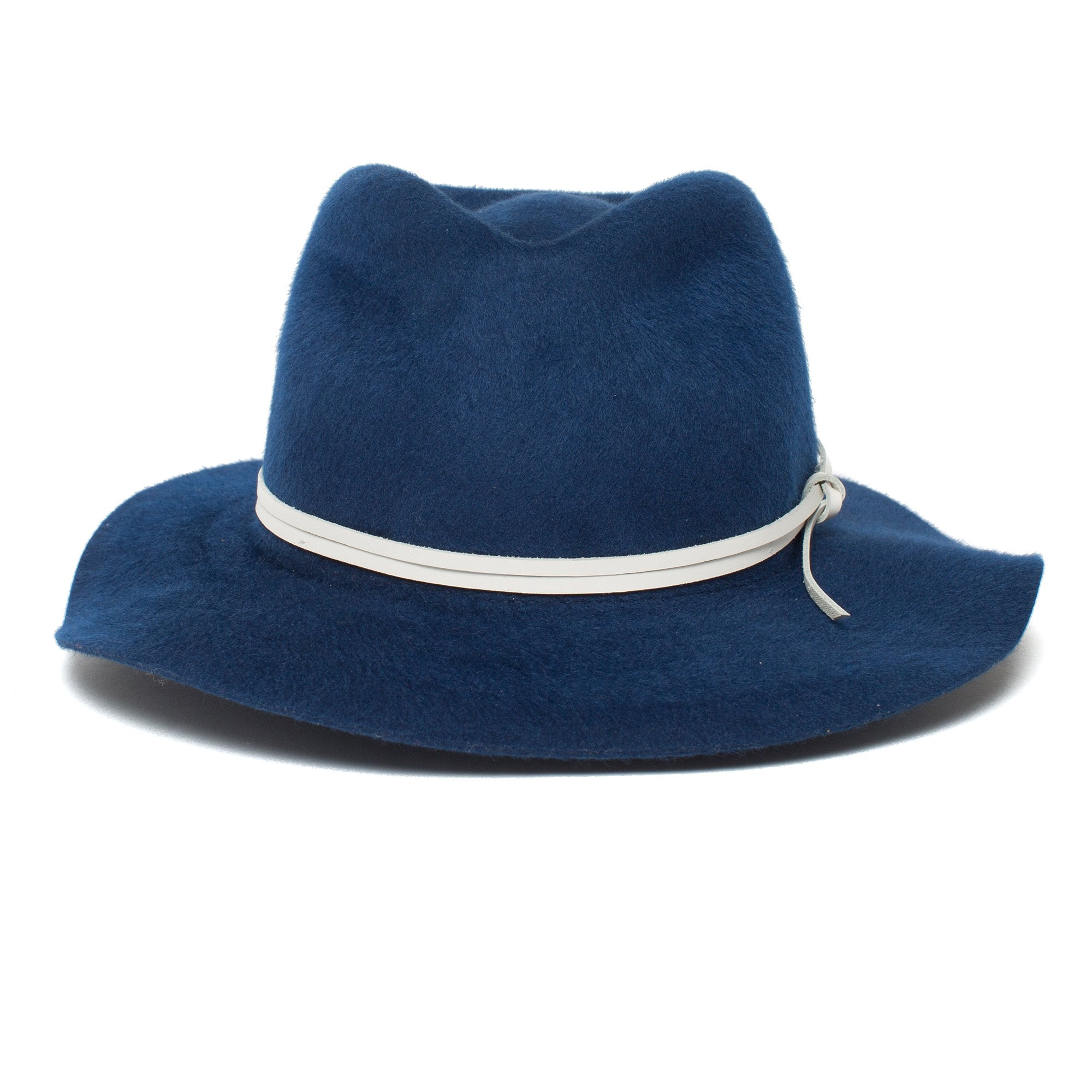 Goorin Bros. cydney wool wide brim fedora Blue front view