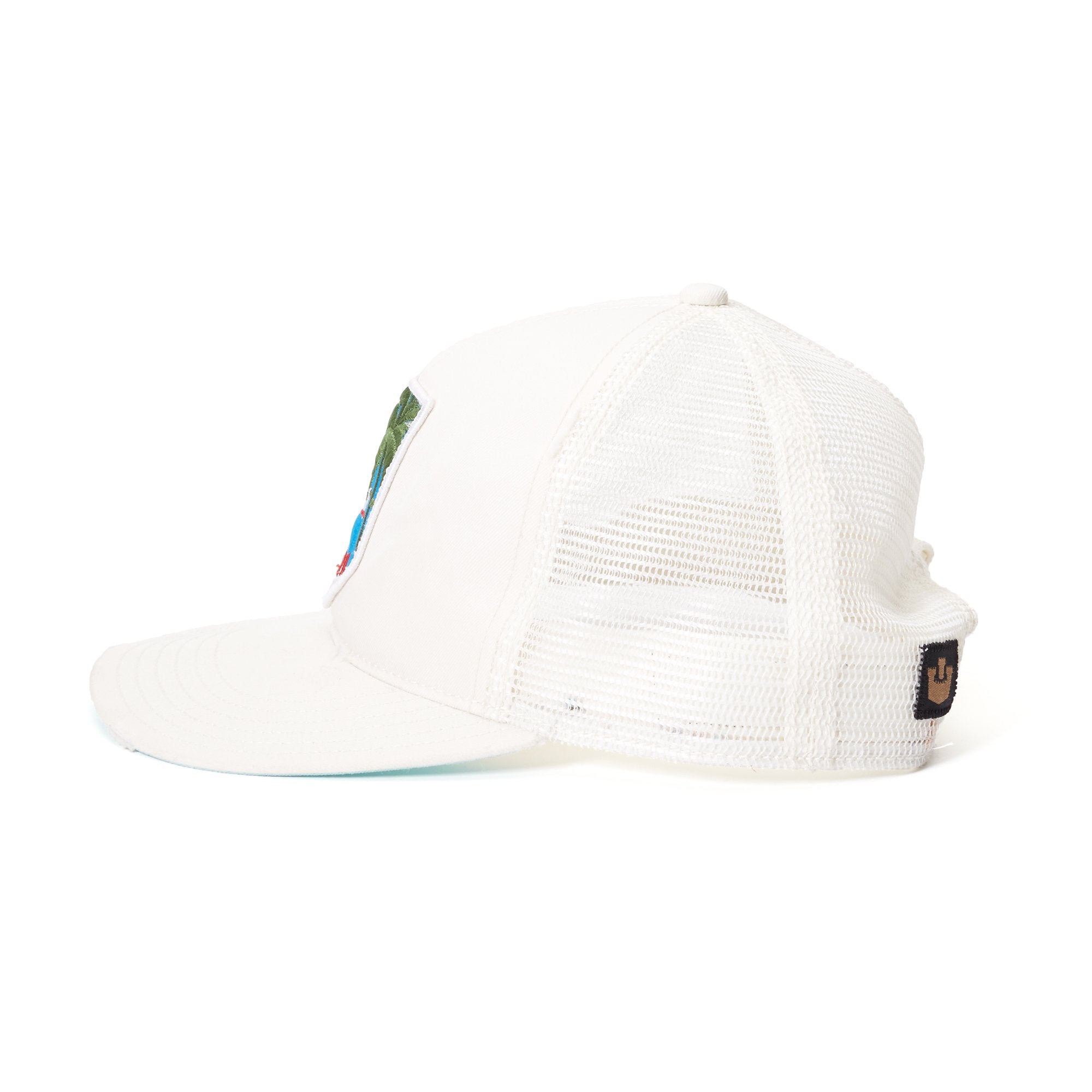 Goorin Bros. happy place 6 panel baseball cap Stone side view