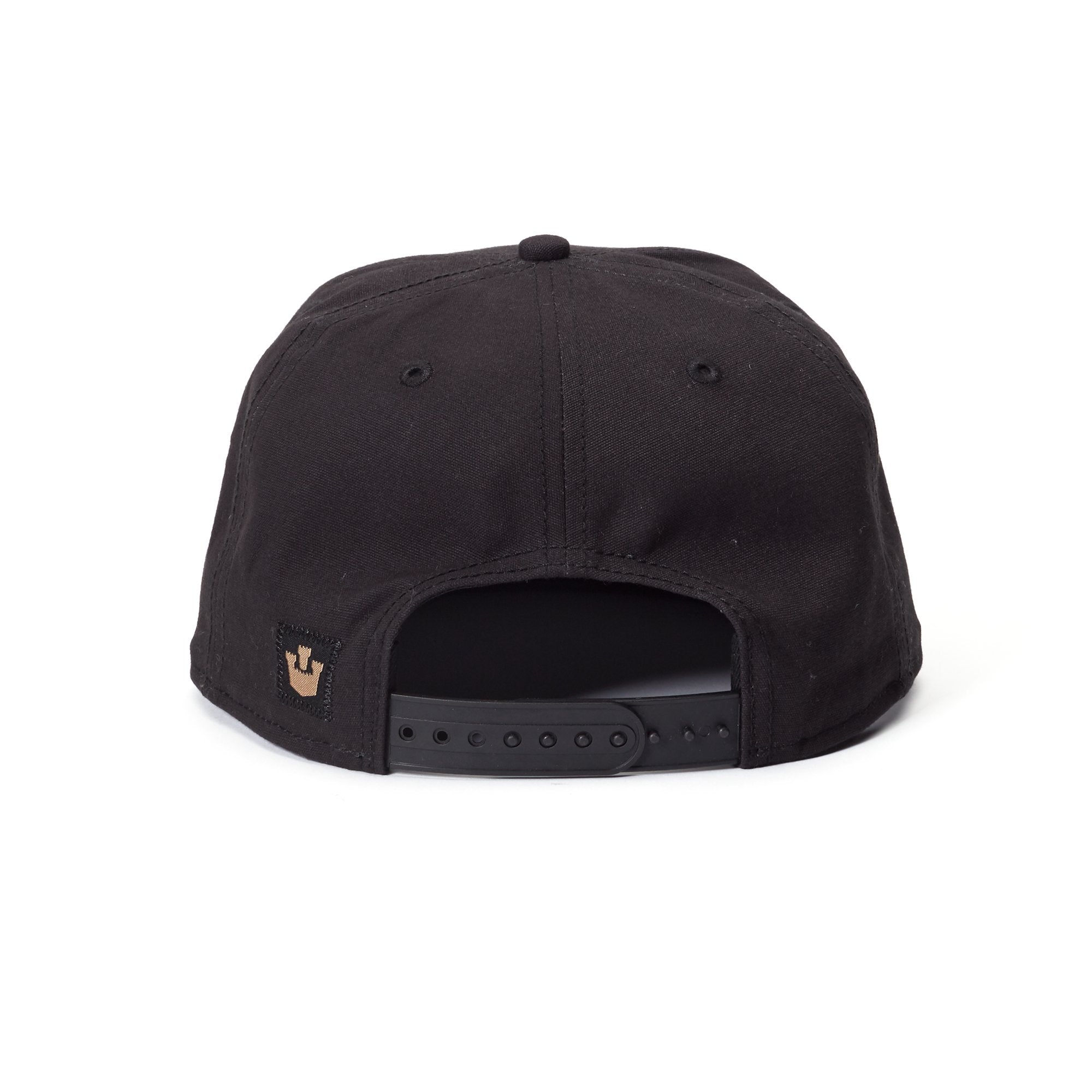 Goorin Bros. miami cotton flat brim baseball cap Black back view