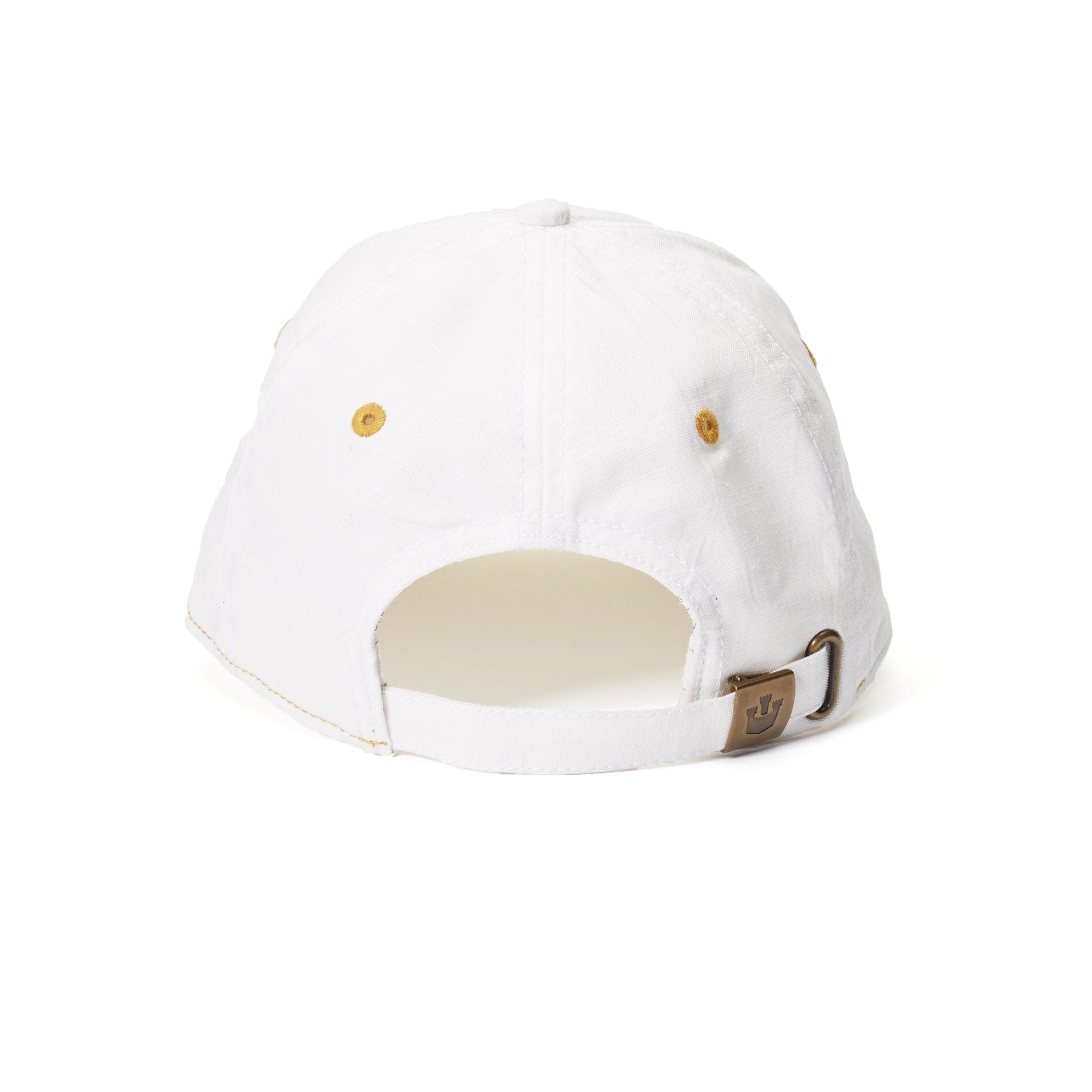 Goorin Bros. florida heat linen 6 panel baseball cap White back view