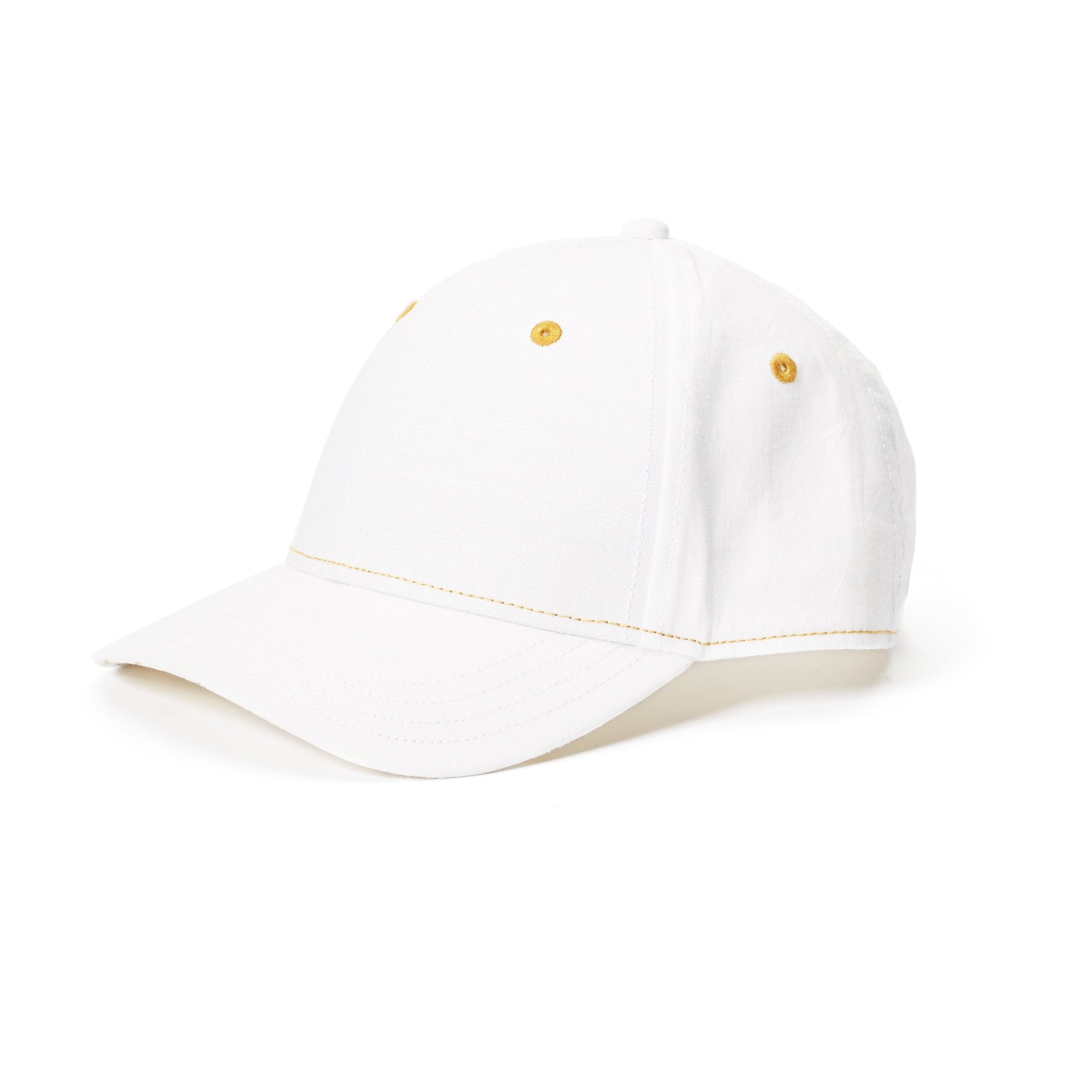 Goorin Bros. florida heat linen 6 panel baseball cap White left side view