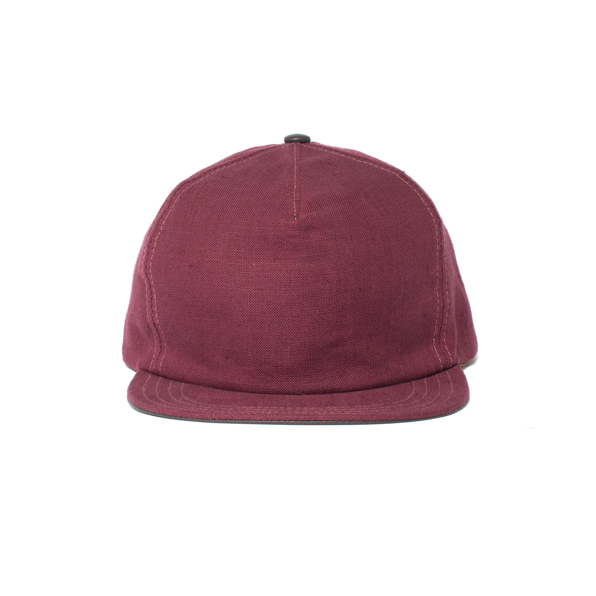 Goorin Bros. pool boy linen baseball cap Plum front view