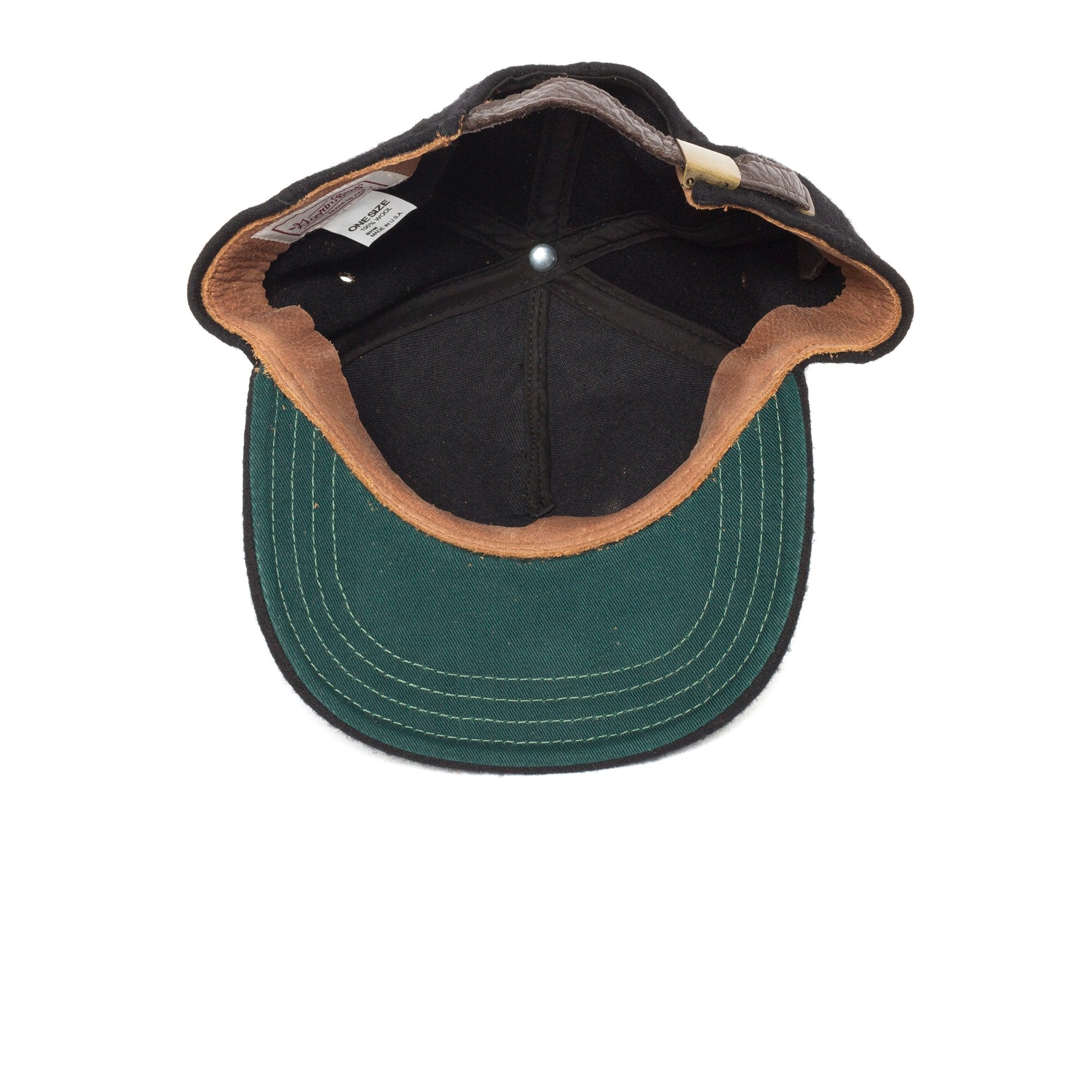 Goorin Bros. home wool blend trucker baseball cap Black under view