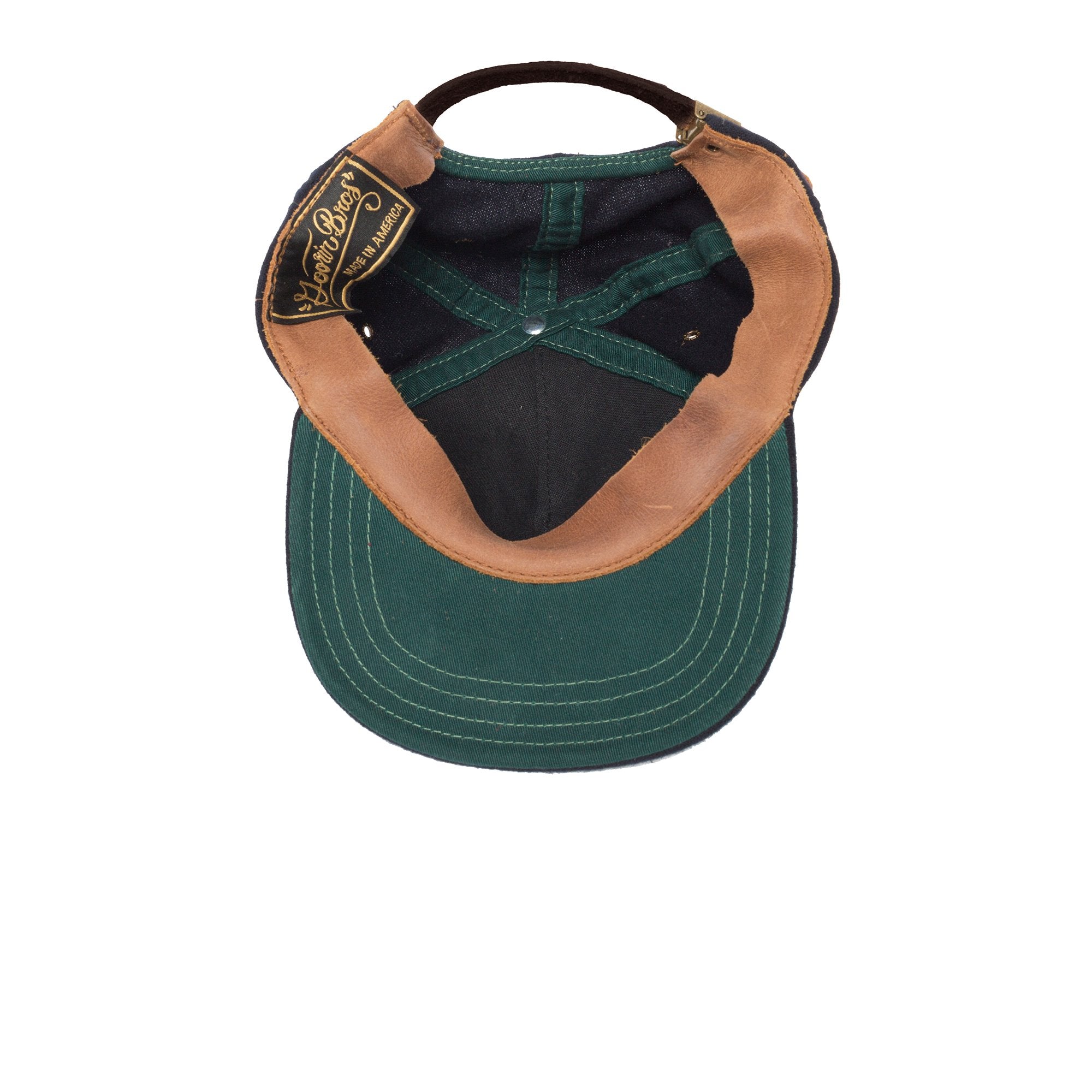 Goorin Bros. home wool blend trucker baseball cap Navy under view