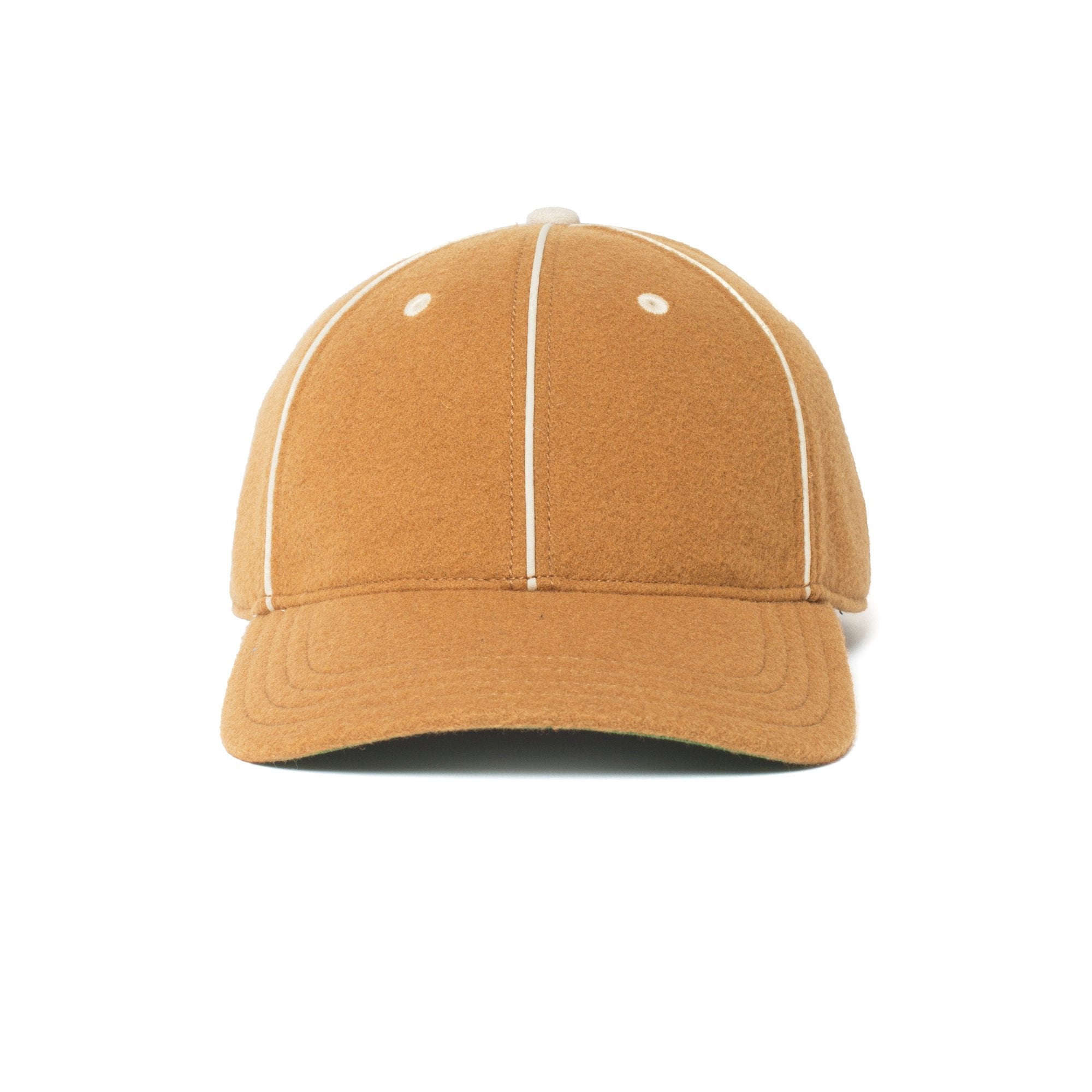 Goorin Bros. original wool blend 6 panel baseball cap Khaki front view