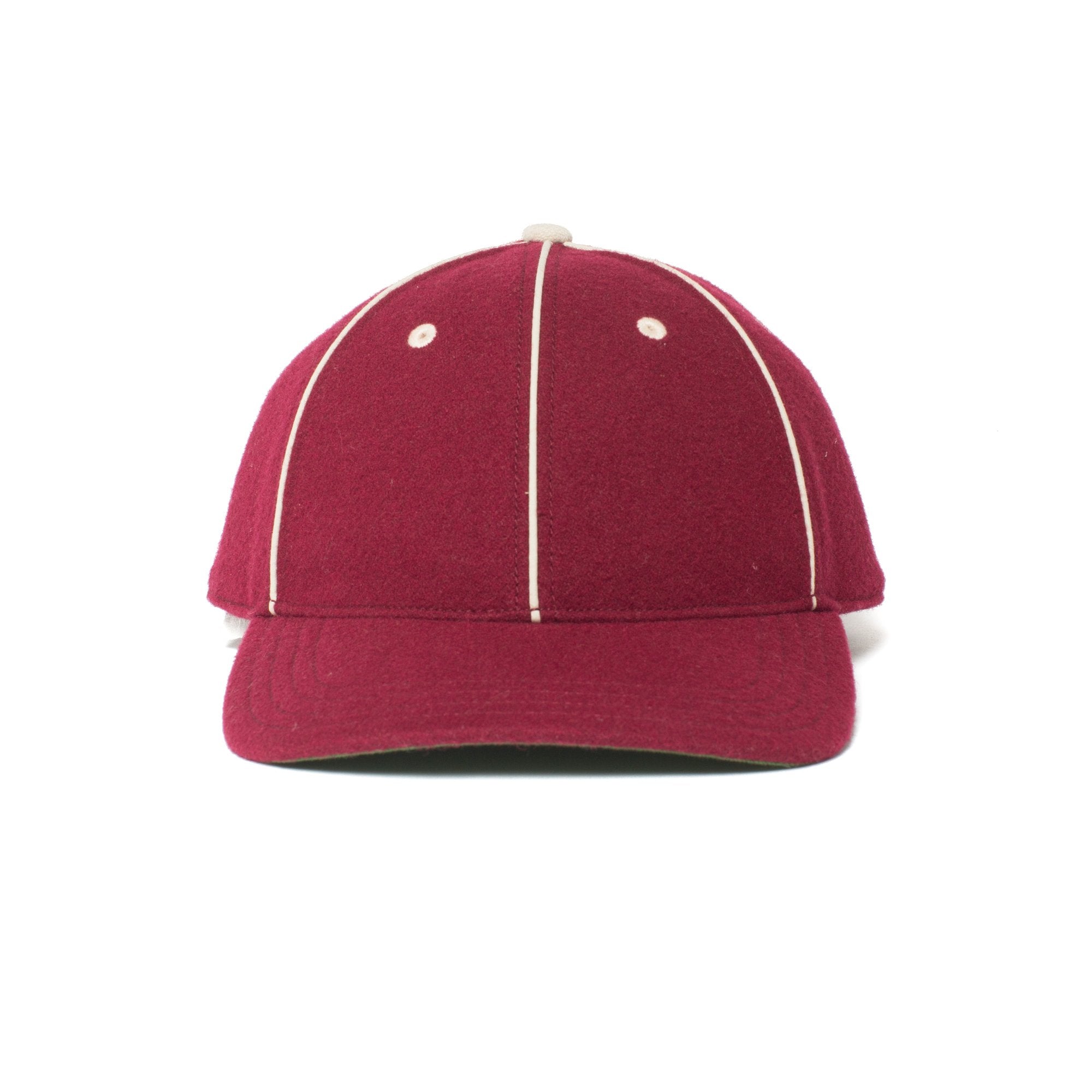 Goorin Bros. original wool blend 6 panel baseball cap Red front view