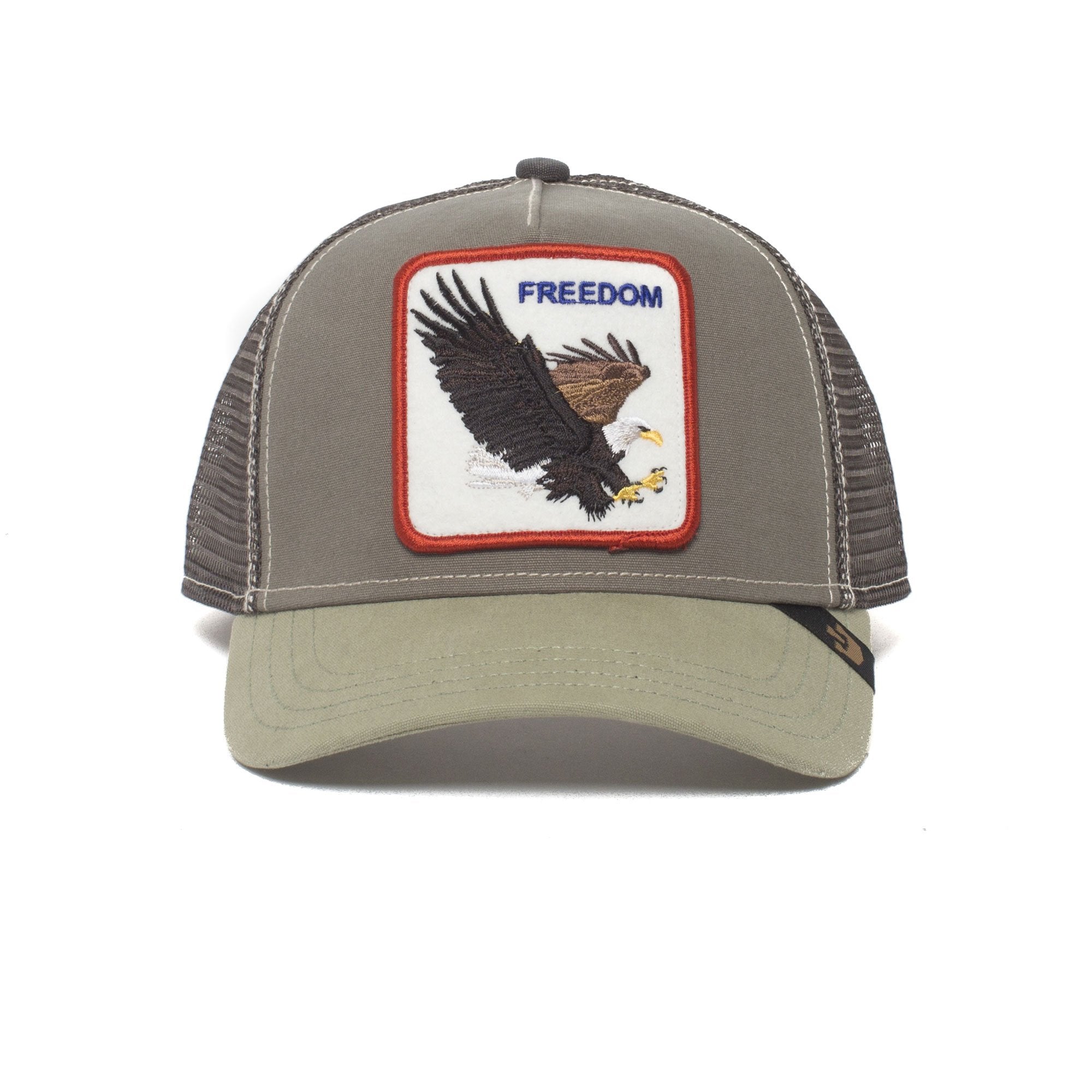 Goorin Bros. freedom cotton 5 panel baseball cap Olive front view