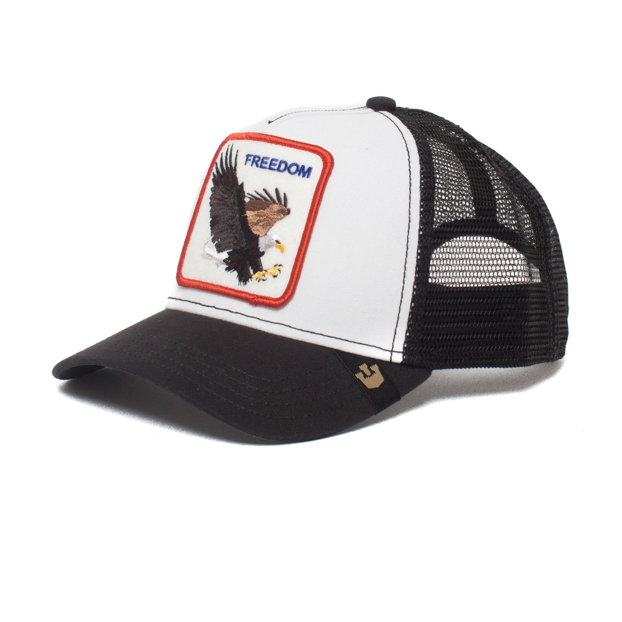 Goorin Bros. freedom cotton 5 panel baseball cap White left side view