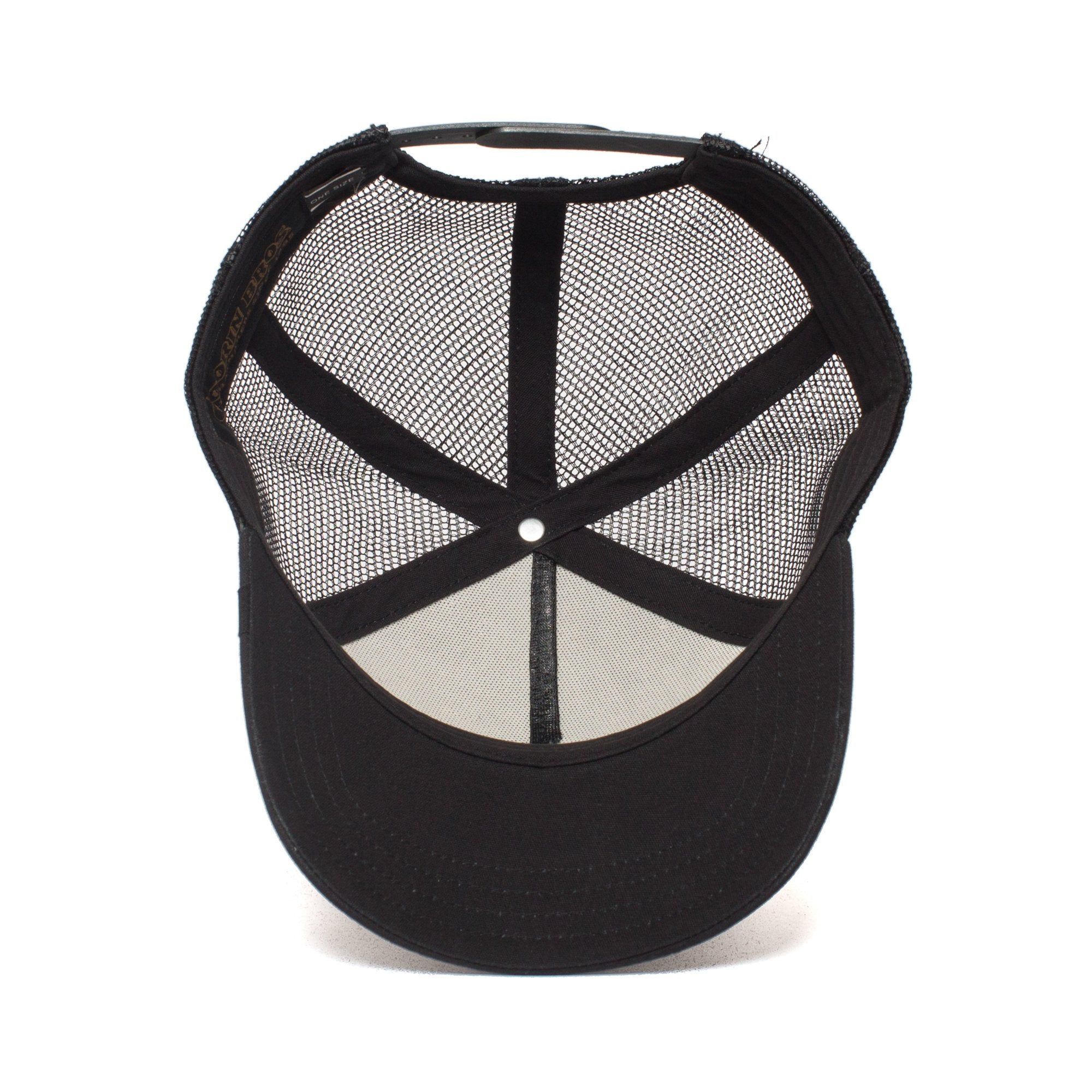 Goorin Bros. freedom cotton 5 panel baseball cap White under view