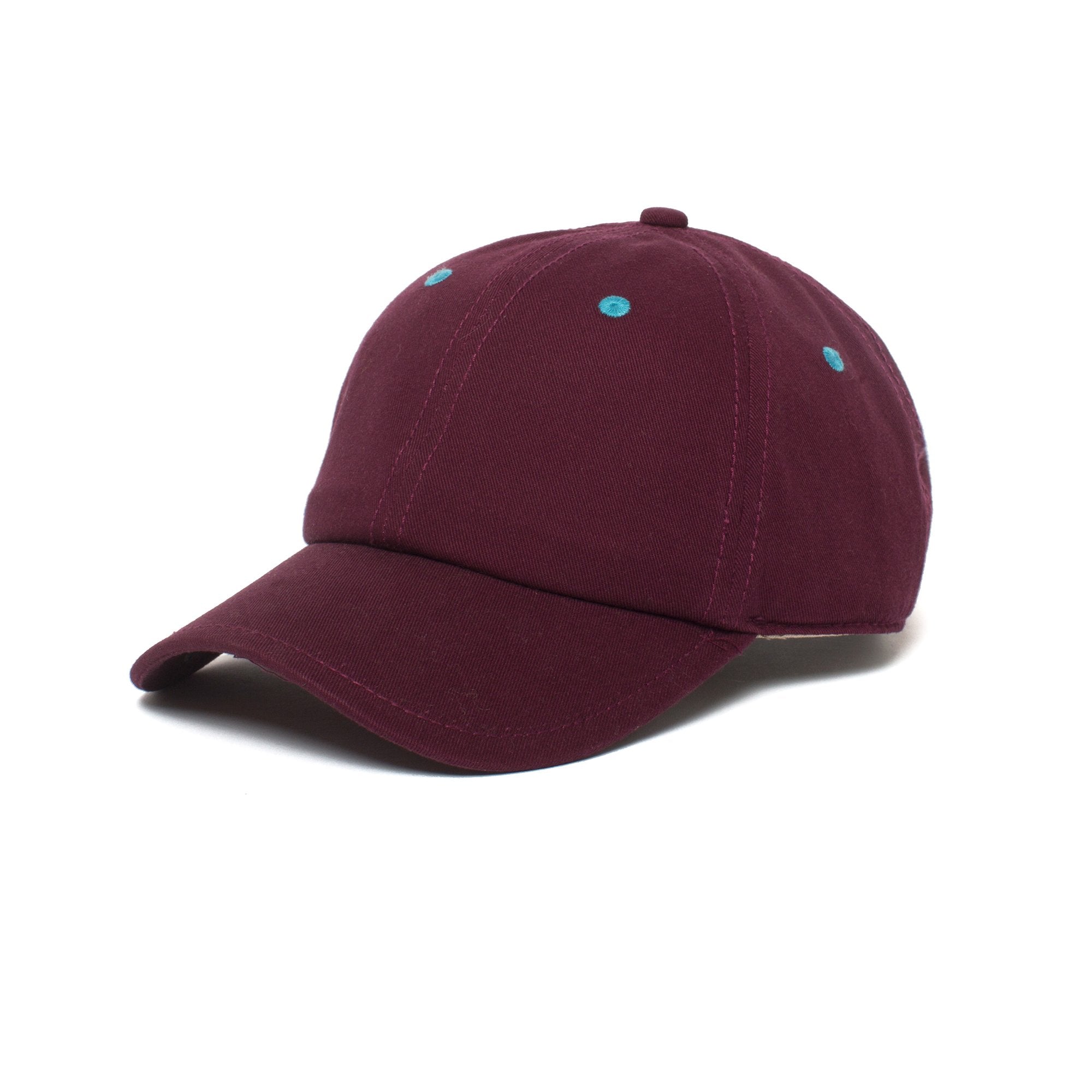 Goorin Bros. par tee cotton 6 panel baseball cap Maroon left side view