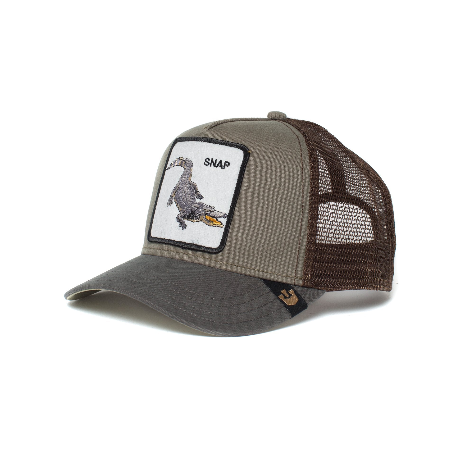 Goorin Bros. snap it up baseball cap Grey left side view