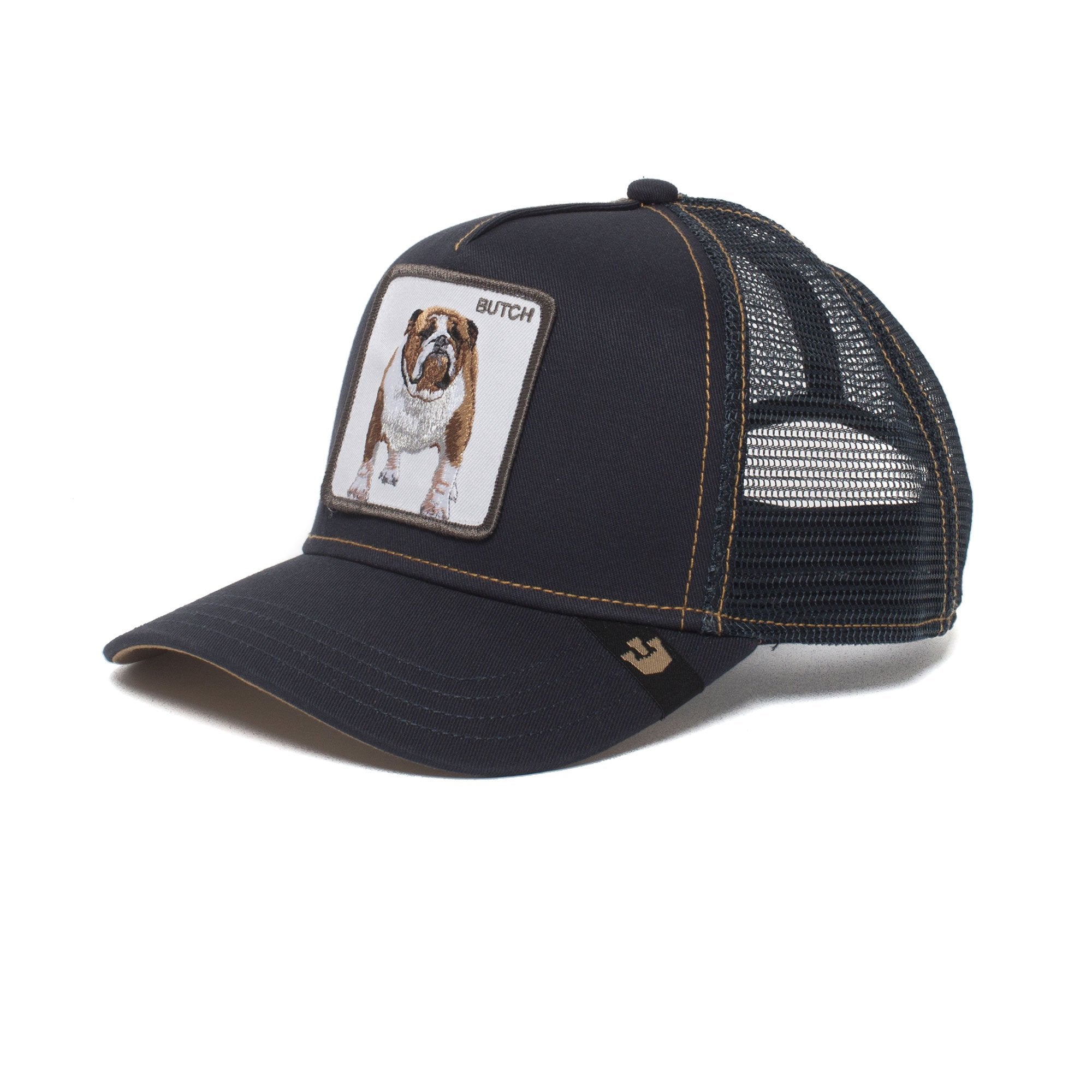 Goorin Bros. butch trucker baseball cap Navy left side view
