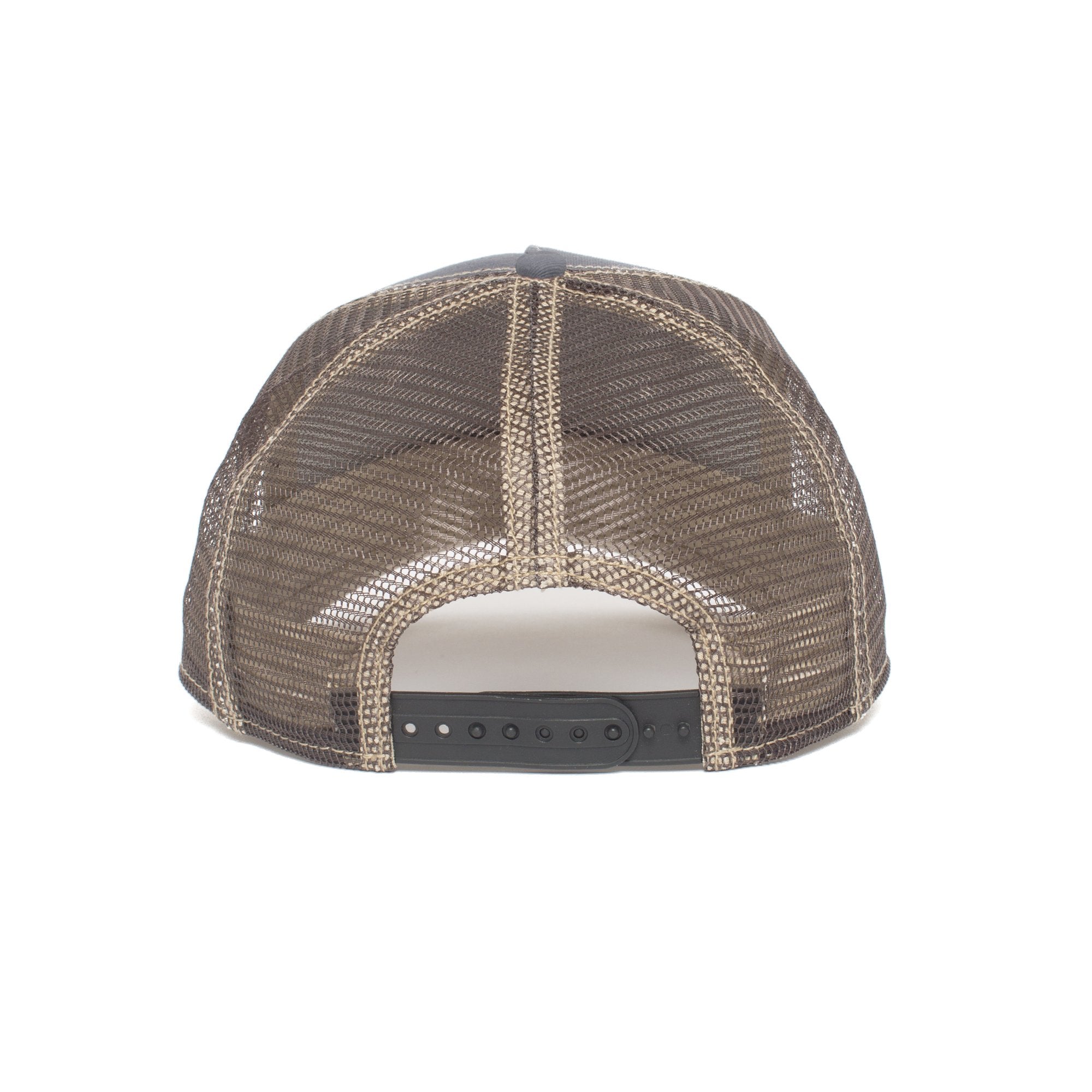 Goorin Bros. you stud 5 panel trucker baseball cap Grey back view