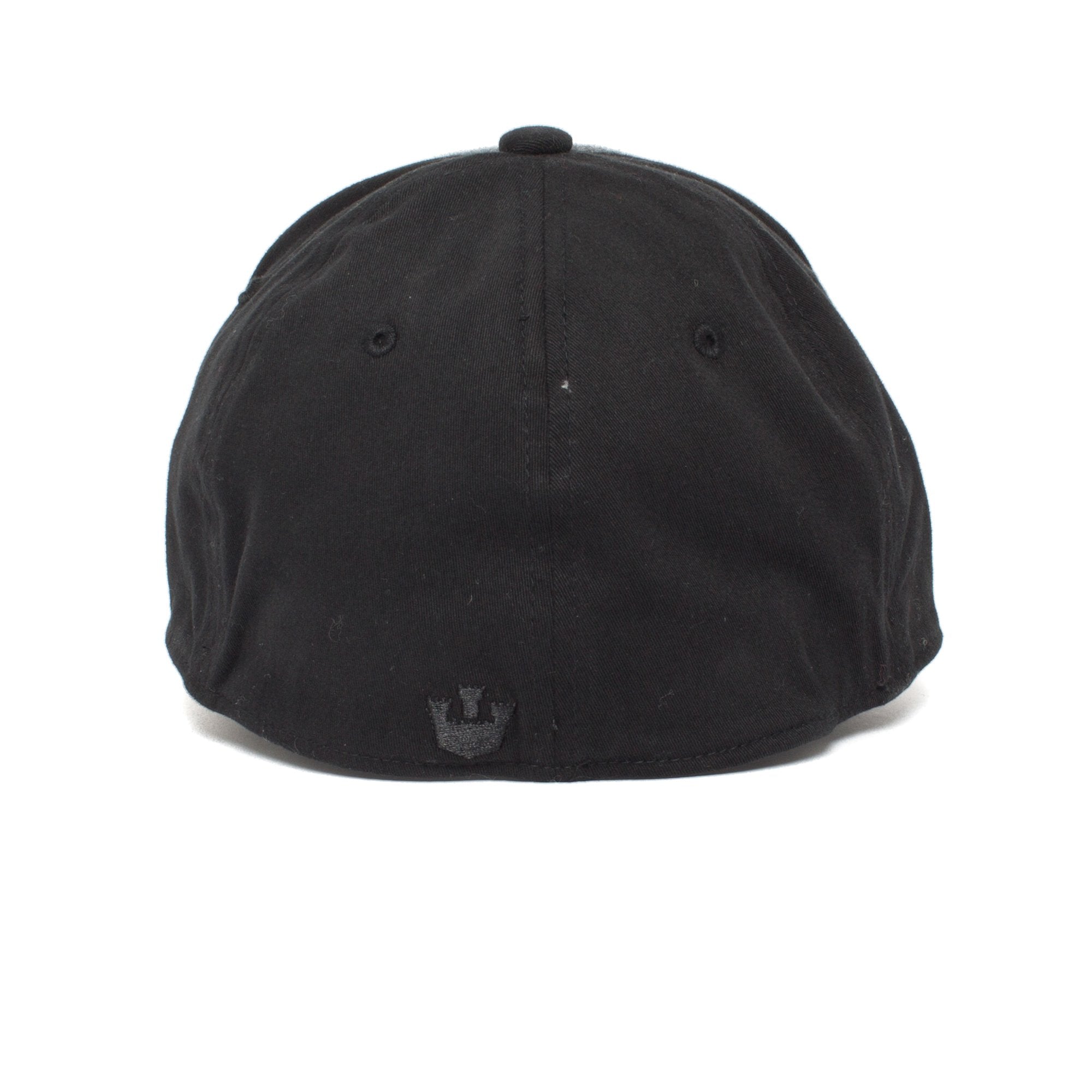 Goorin Bros. for the win cotton 6 panel fitted baseball cap Charcoal back view