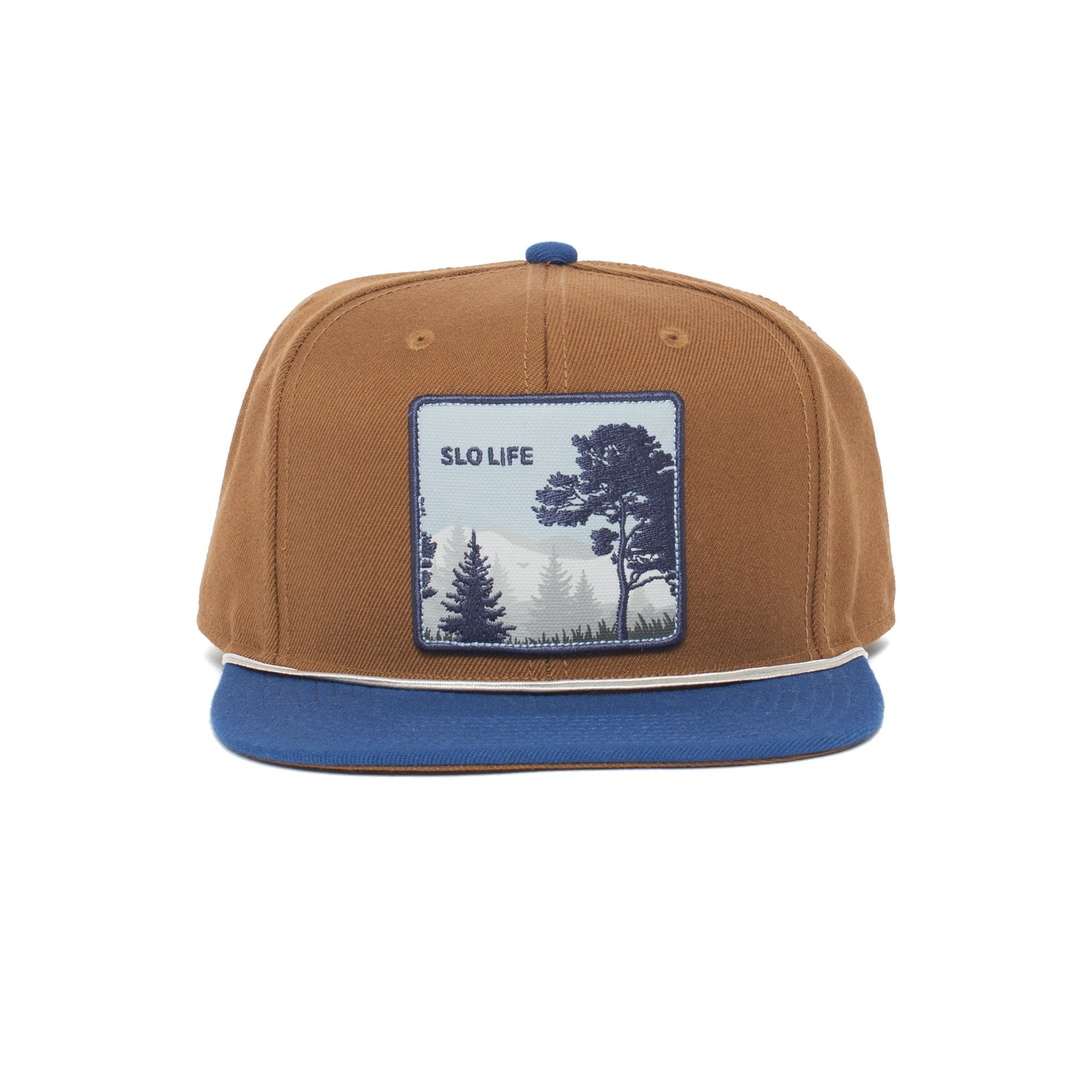 Goorin Bros. slow it down acrylic 6 panel baseball cap Brown front view