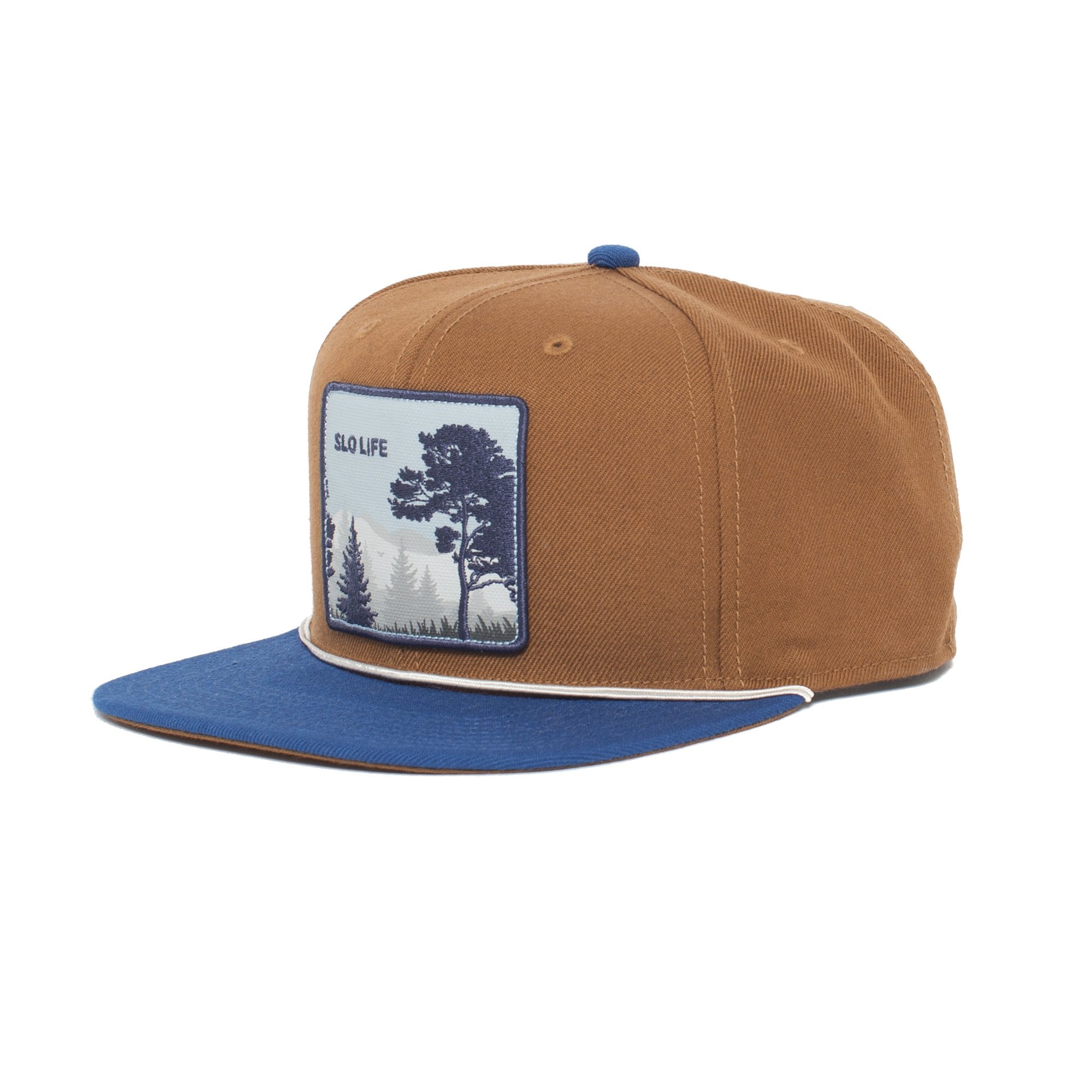 Goorin Bros. slow it down acrylic 6 panel baseball cap Brown left side view