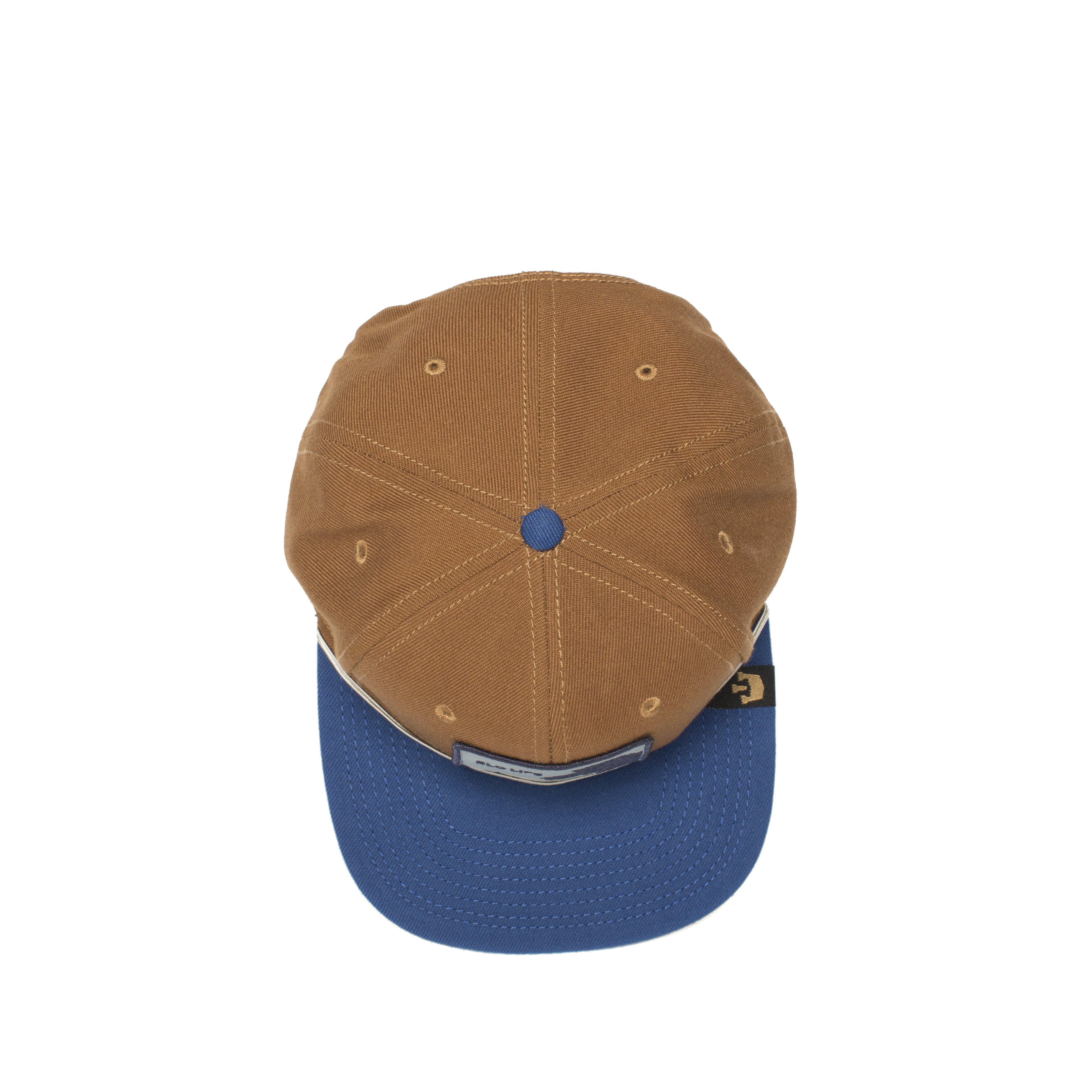 Goorin Bros. slow it down acrylic 6 panel baseball cap Brown top view