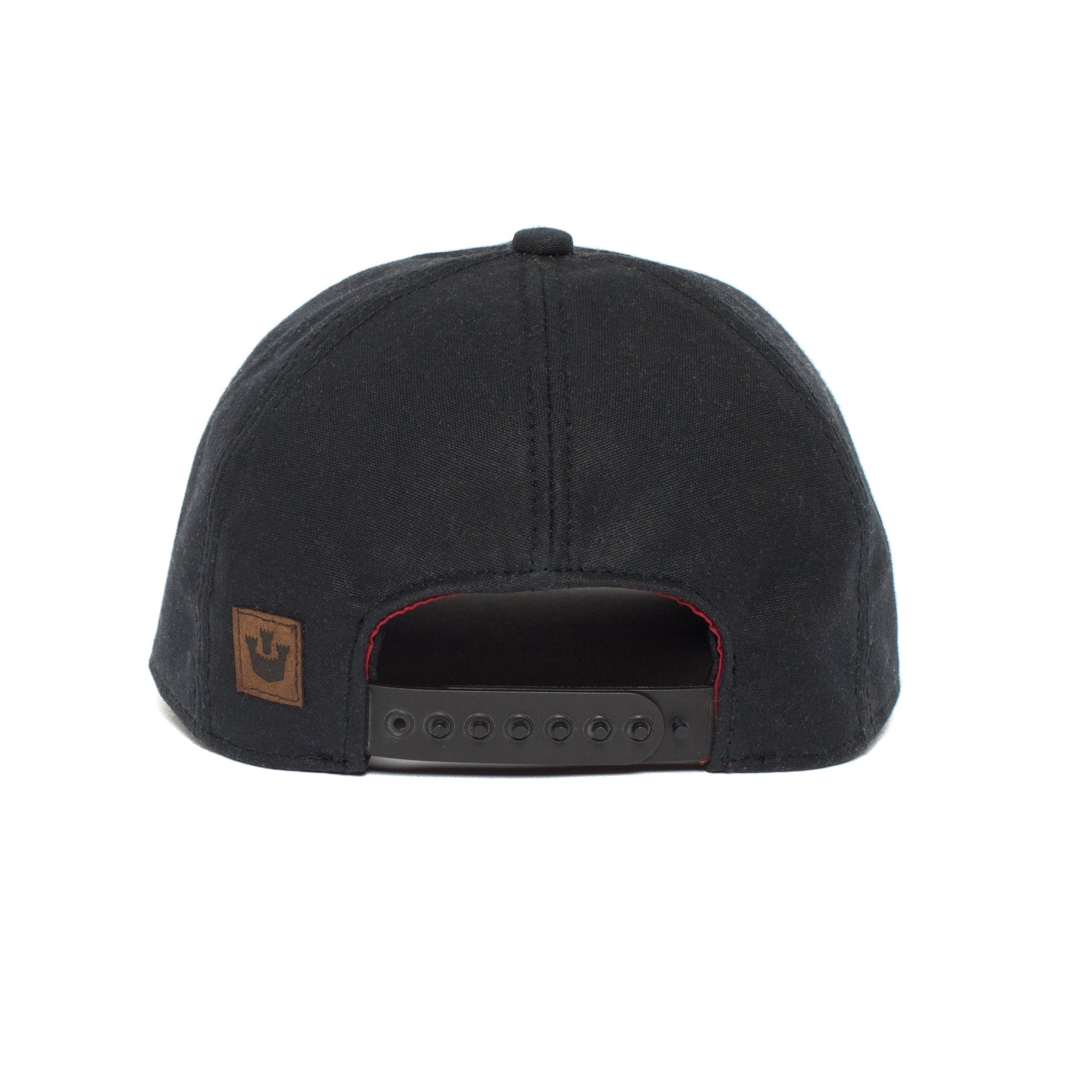 Goorin Bros. shelter island cotton 6 panel baseball cap Black back view