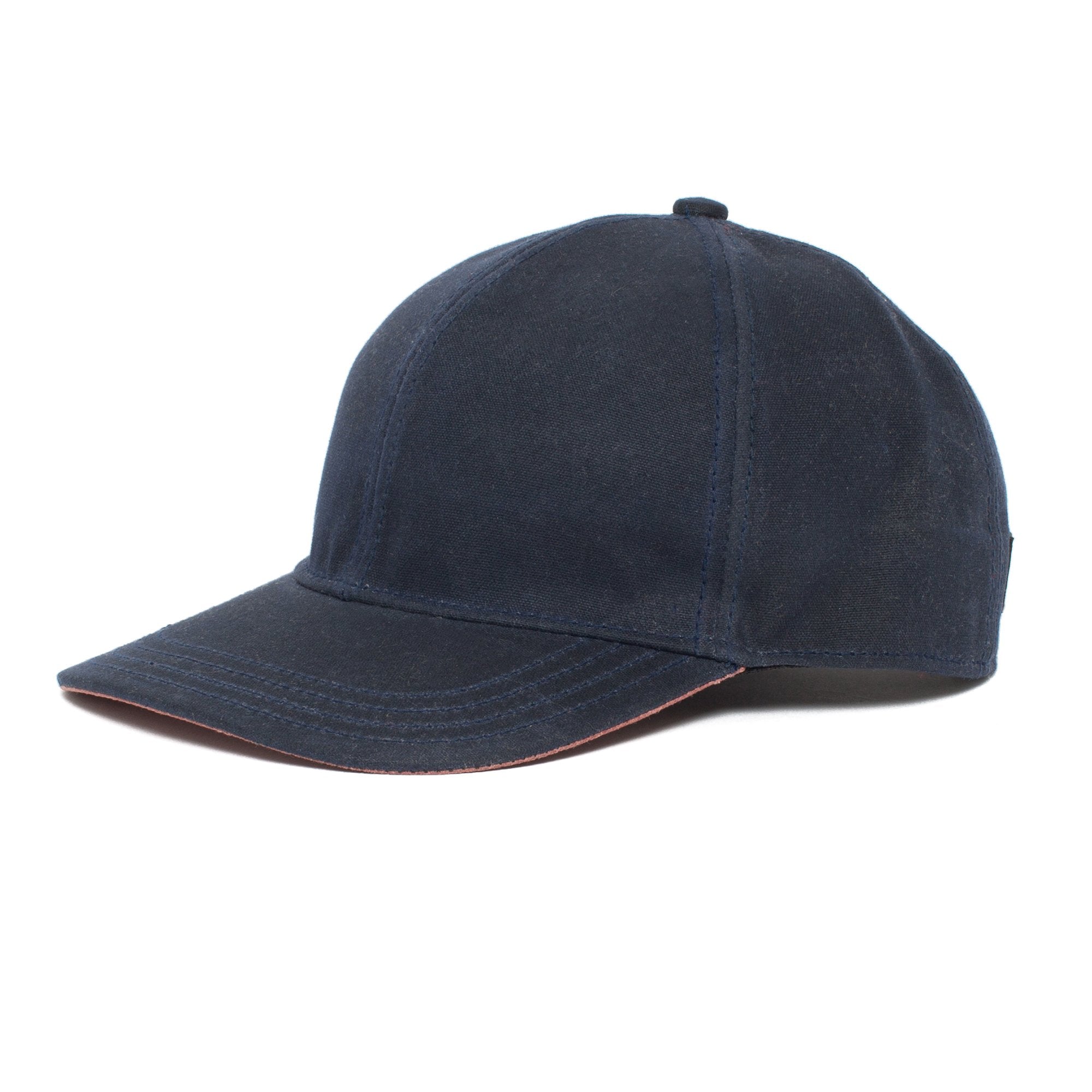 Goorin Bros. shelter island cotton 6 panel baseball cap Navy left side view