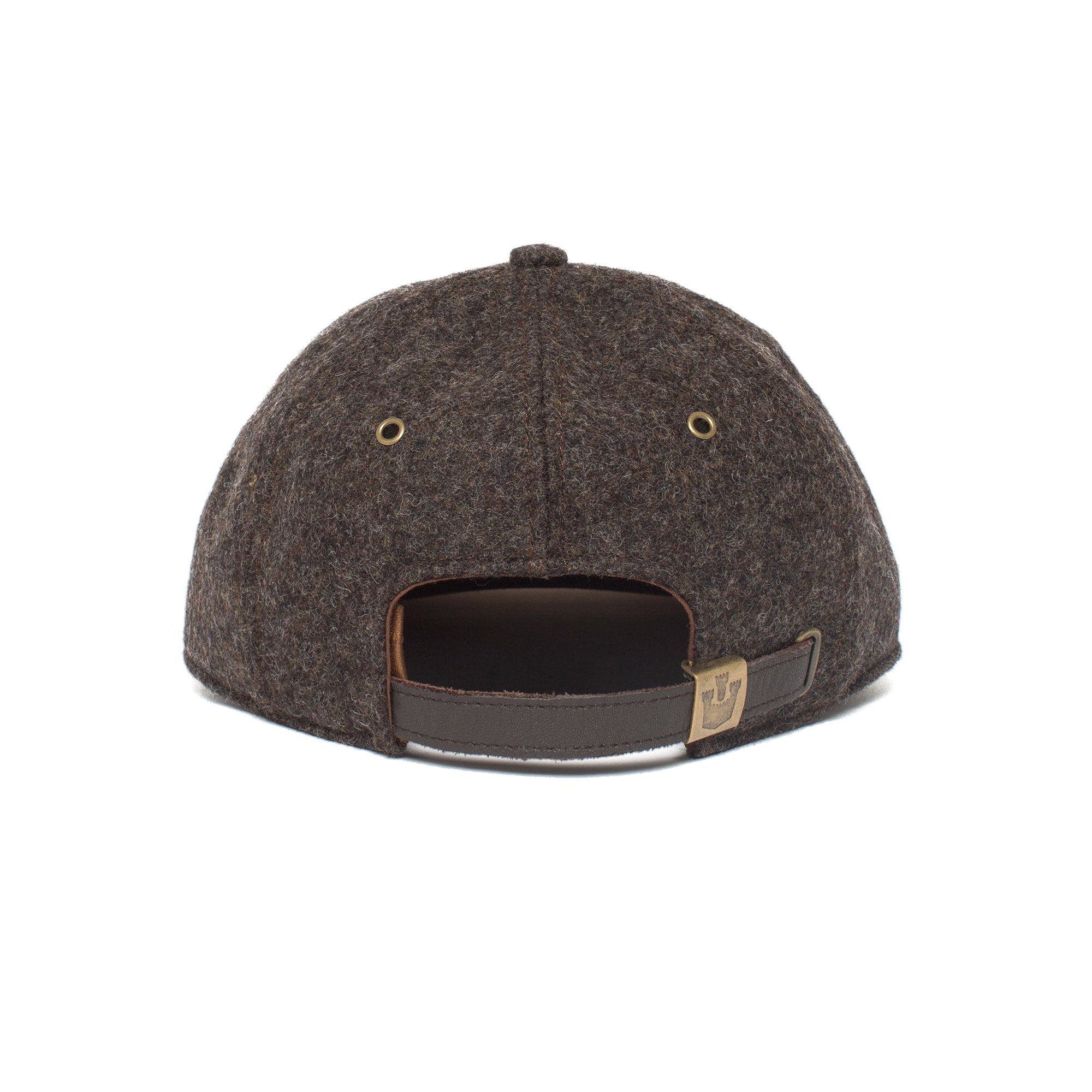 Goorin Bros. northside wool blend 6 panel baseball cap Brown back view