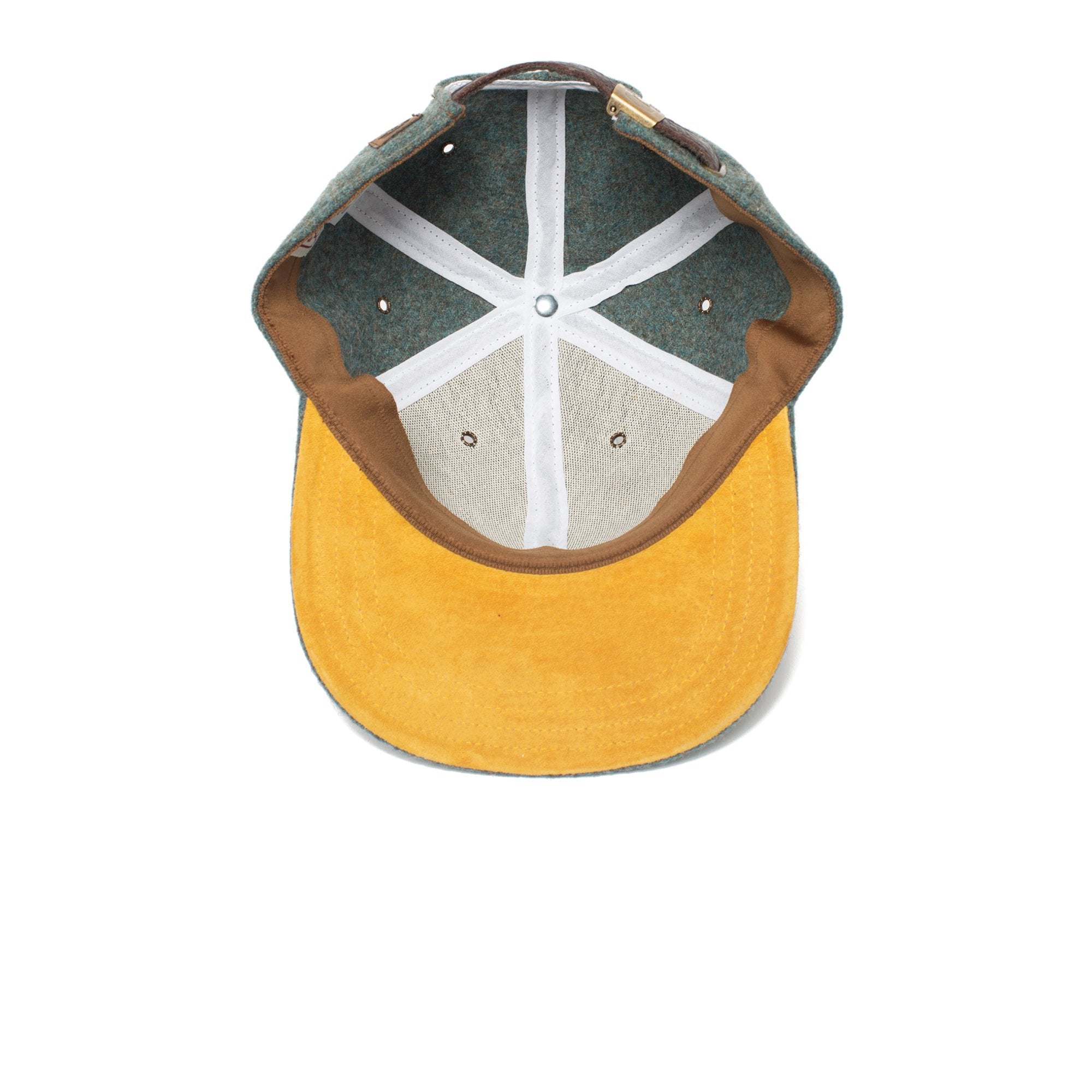 Goorin Bros. northside wool blend 6 panel baseball cap Green under view