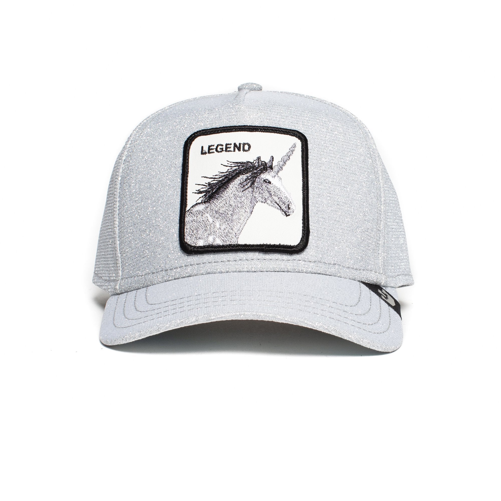 Goorin Bros. believer cotton 5 panel baseball cap Grey front view