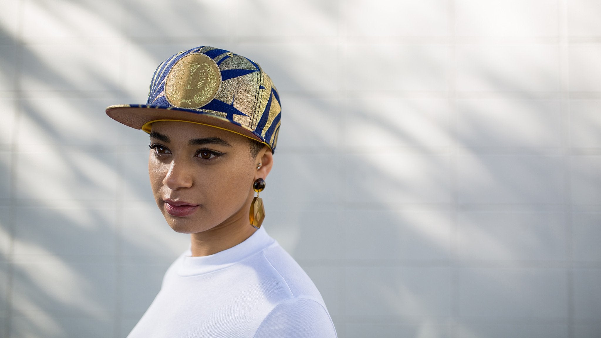 Goorin Bros. high heal baseball cap Navy hero shot on female model