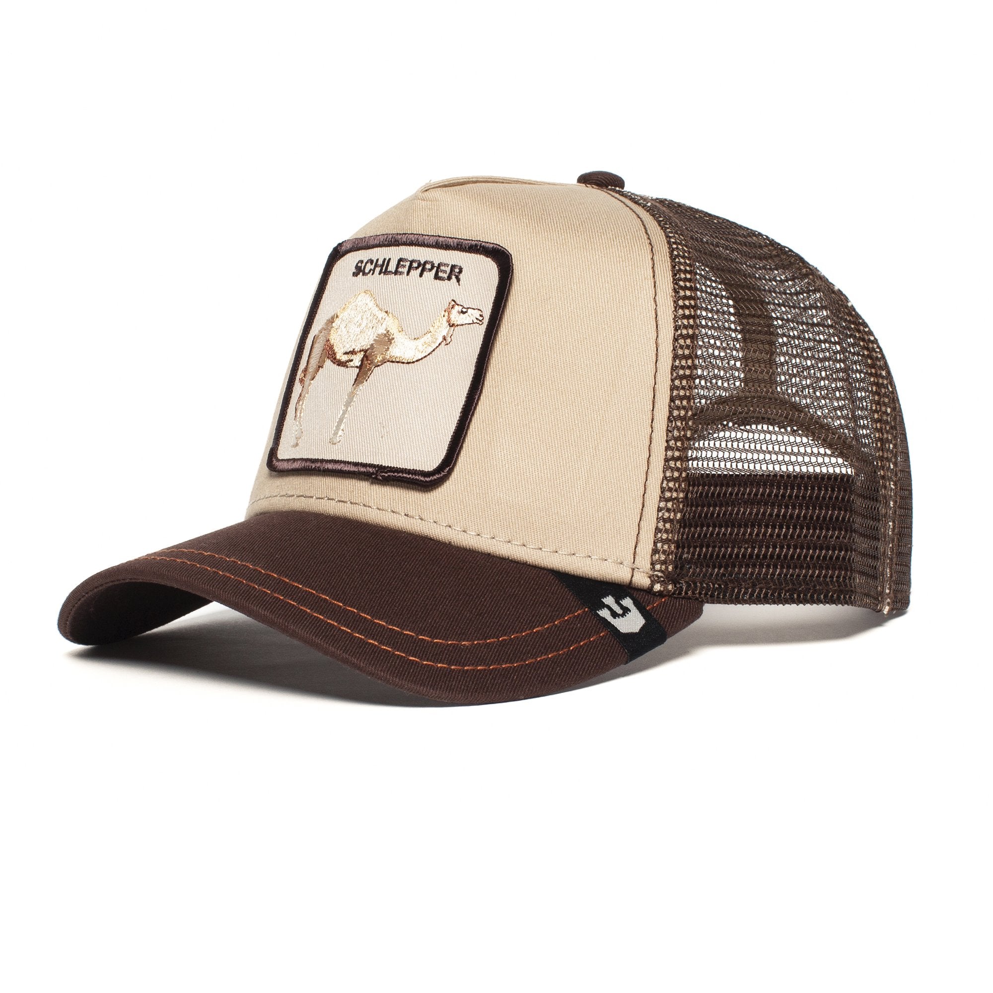 Goorin Bros. the humper cotton 5 panel baseball cap Brown left side view