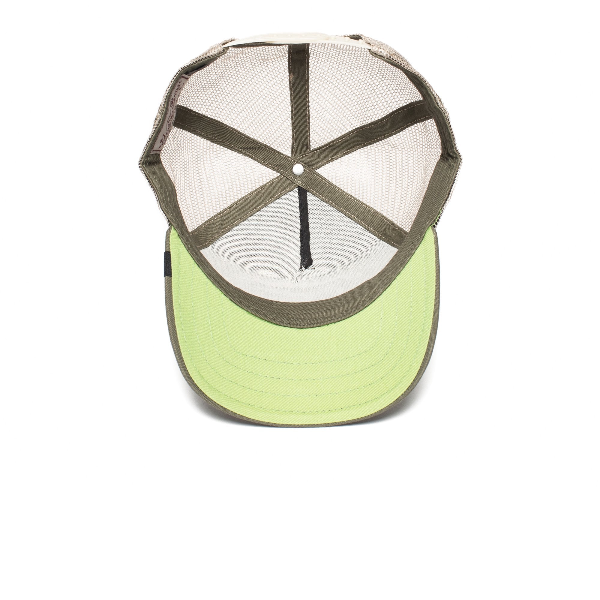 Goorin Bros. sting like a queen cotton 5 panel baseball cap Olive under view