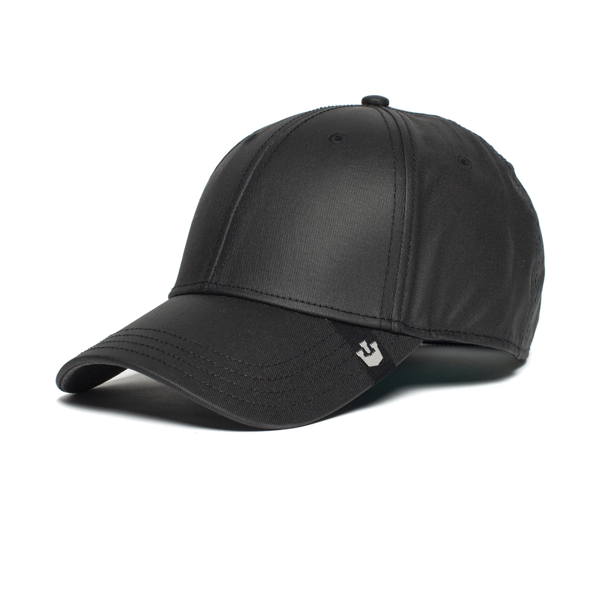 Goorin Bros. quinn cotton 6 panel baseball cap Black left side view
