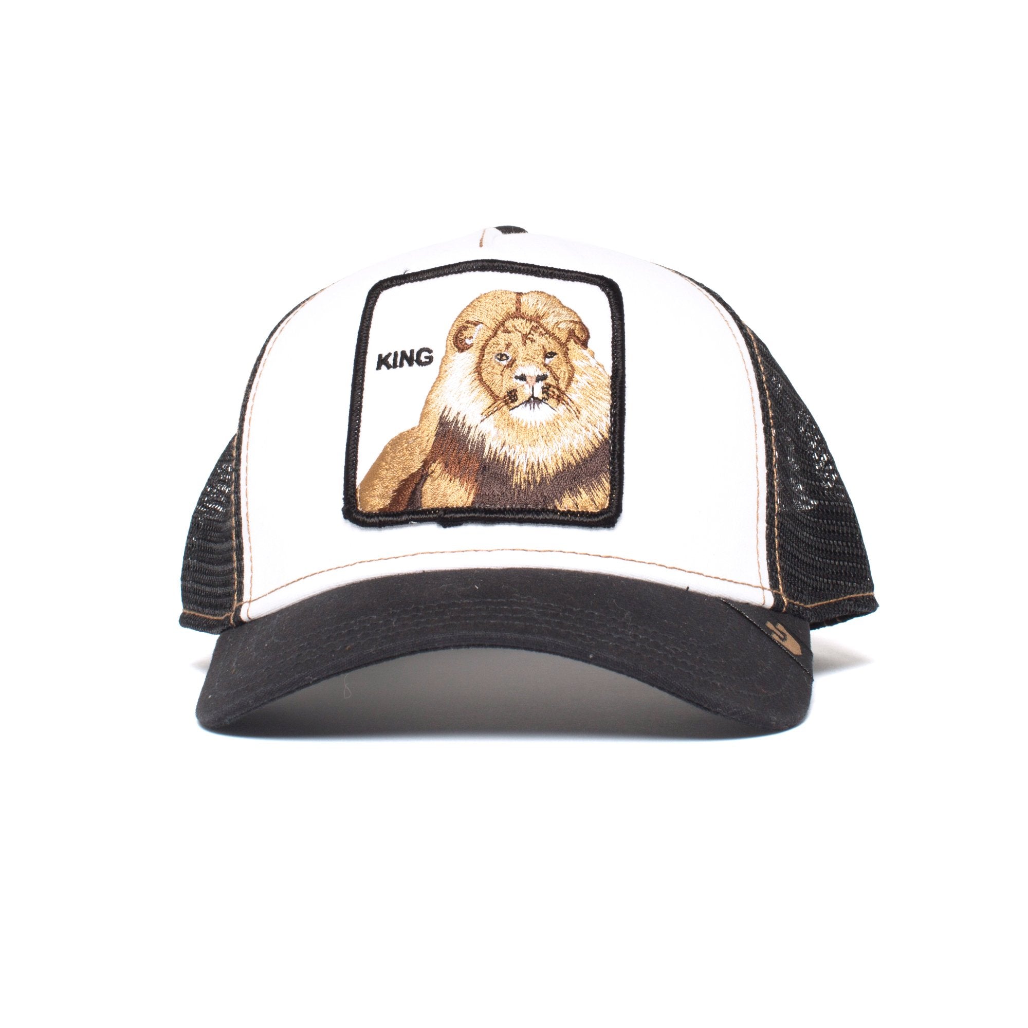 Goorin Bros. king trucker baseball cap Black front view