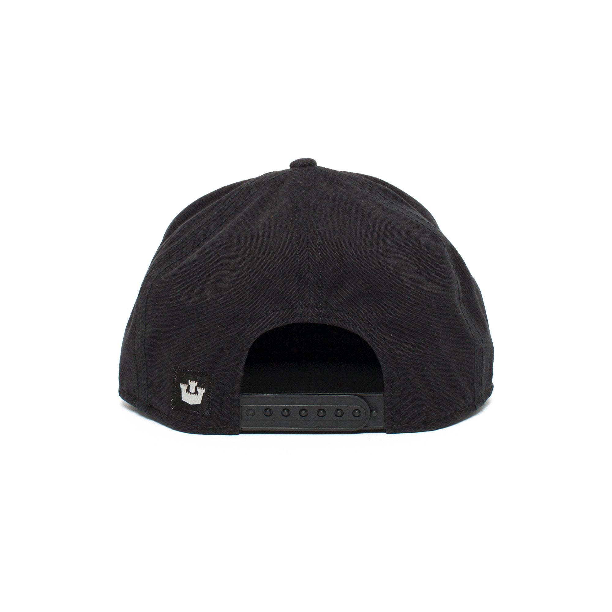 Goorin Bros. local spot cotton flat brim baseball cap Black back view