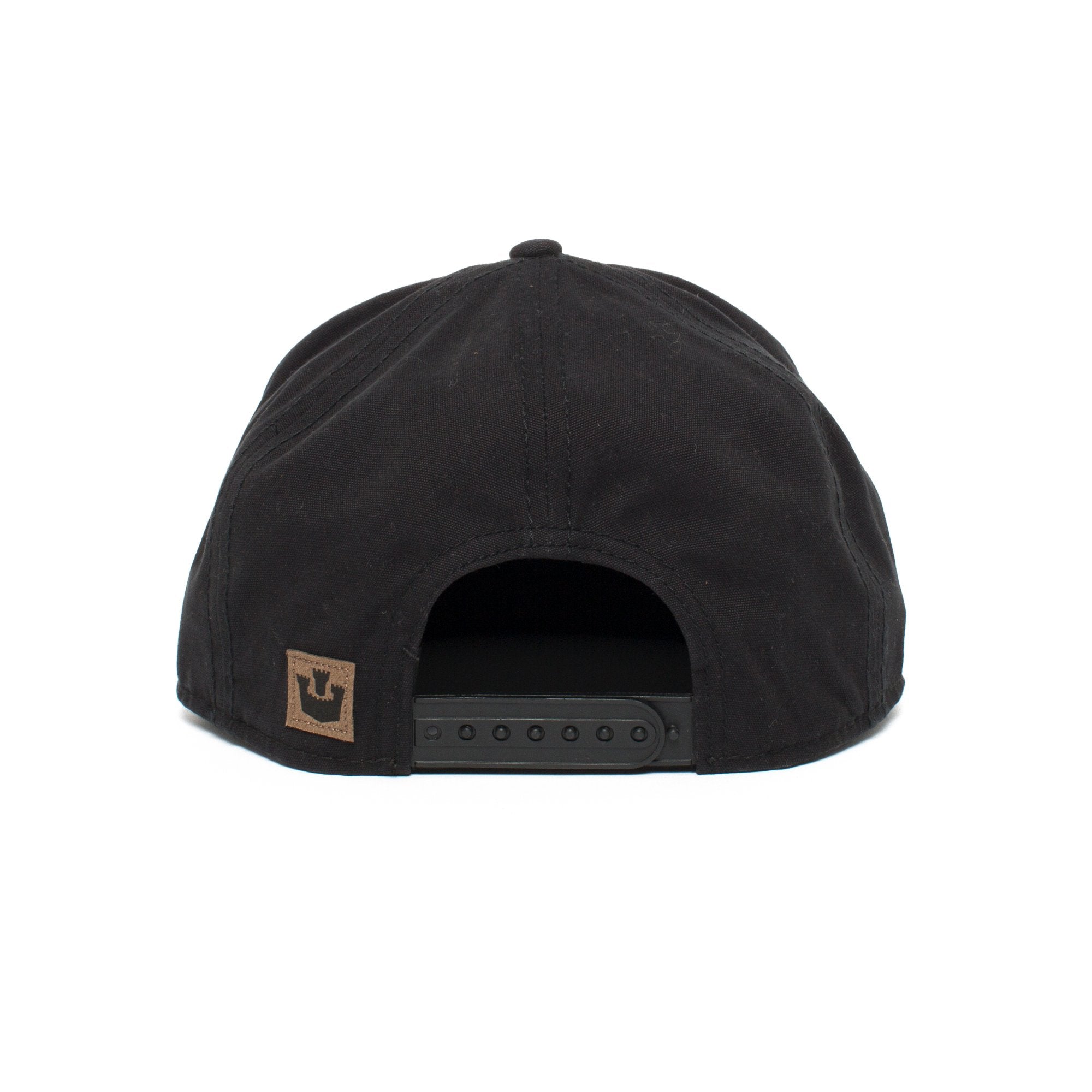 Goorin Bros. city pride cotton flat brim baseball cap Black back view