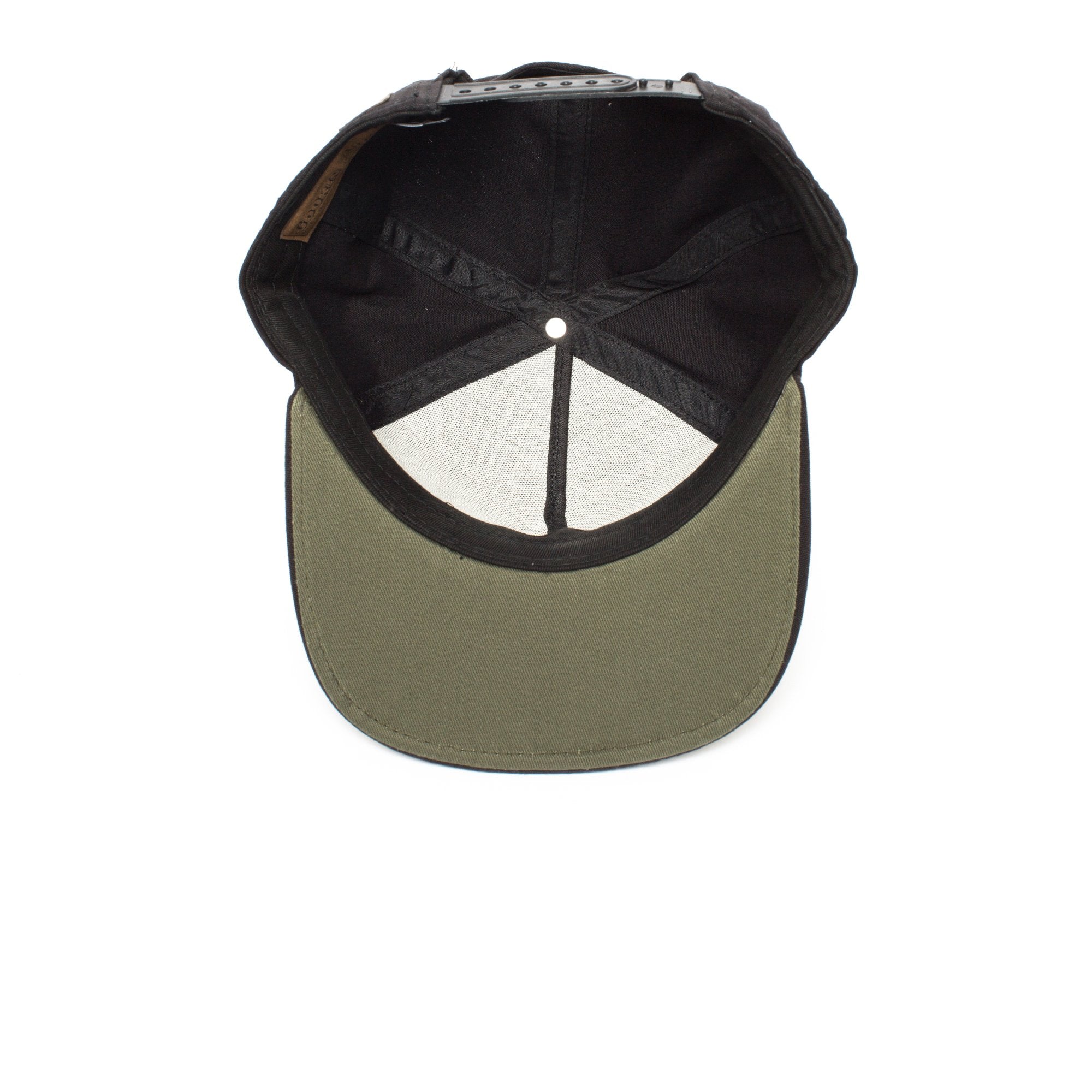 Goorin Bros. city pride cotton flat brim baseball cap Black under view