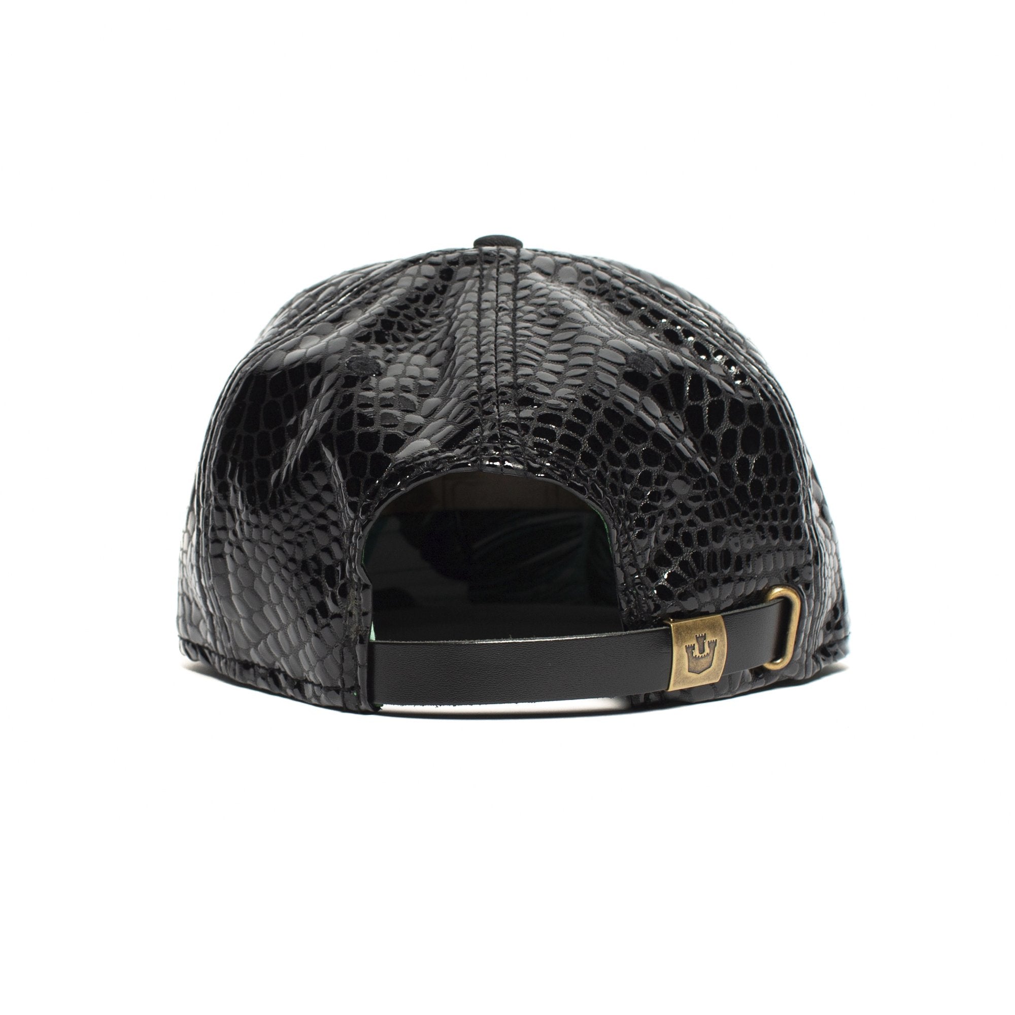 Goorin Bros. on a boat plastic flatcap baseball cap Black back view