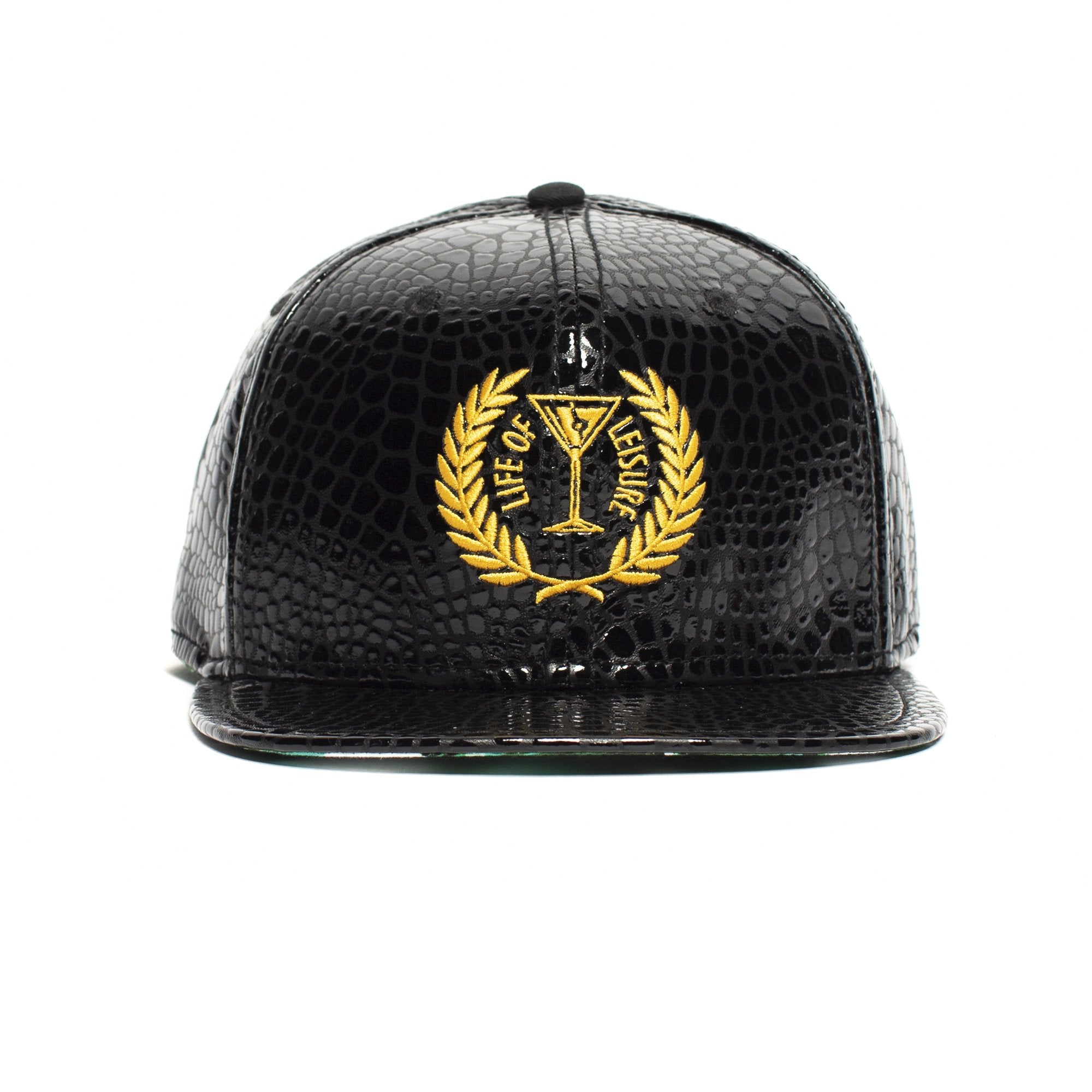 Goorin Bros. on a boat plastic flatcap baseball cap Black front view