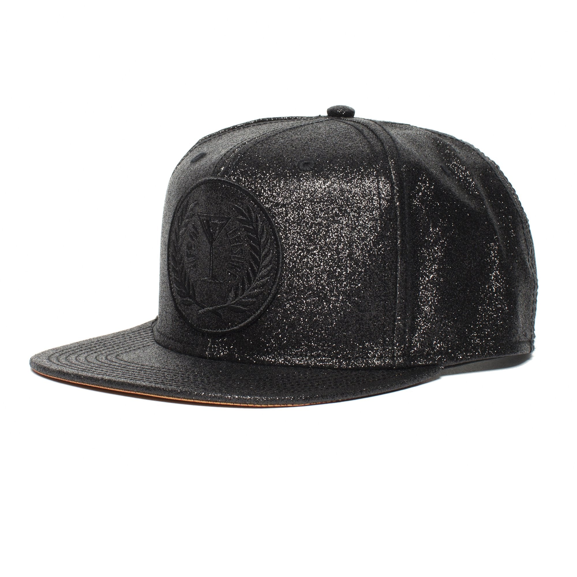 Goorin Bros. honolulu nights pu flat brim baseball cap Black left side view