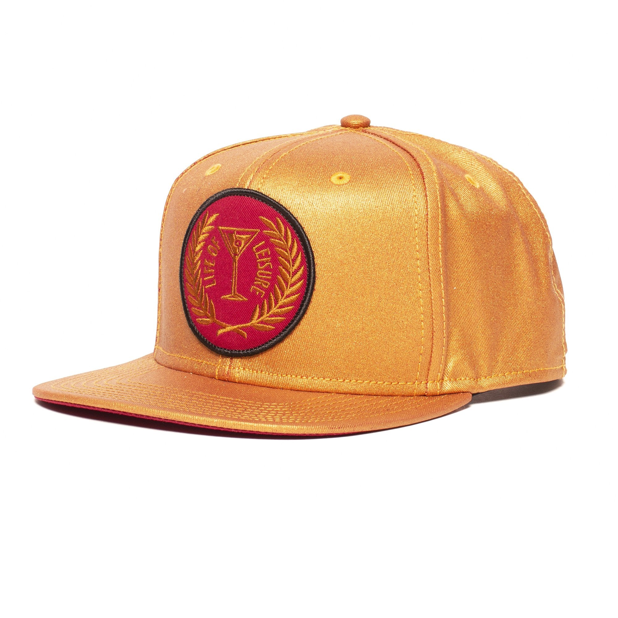 Goorin Bros. candlestick cotton 6 panel baseball cap Gold left side view