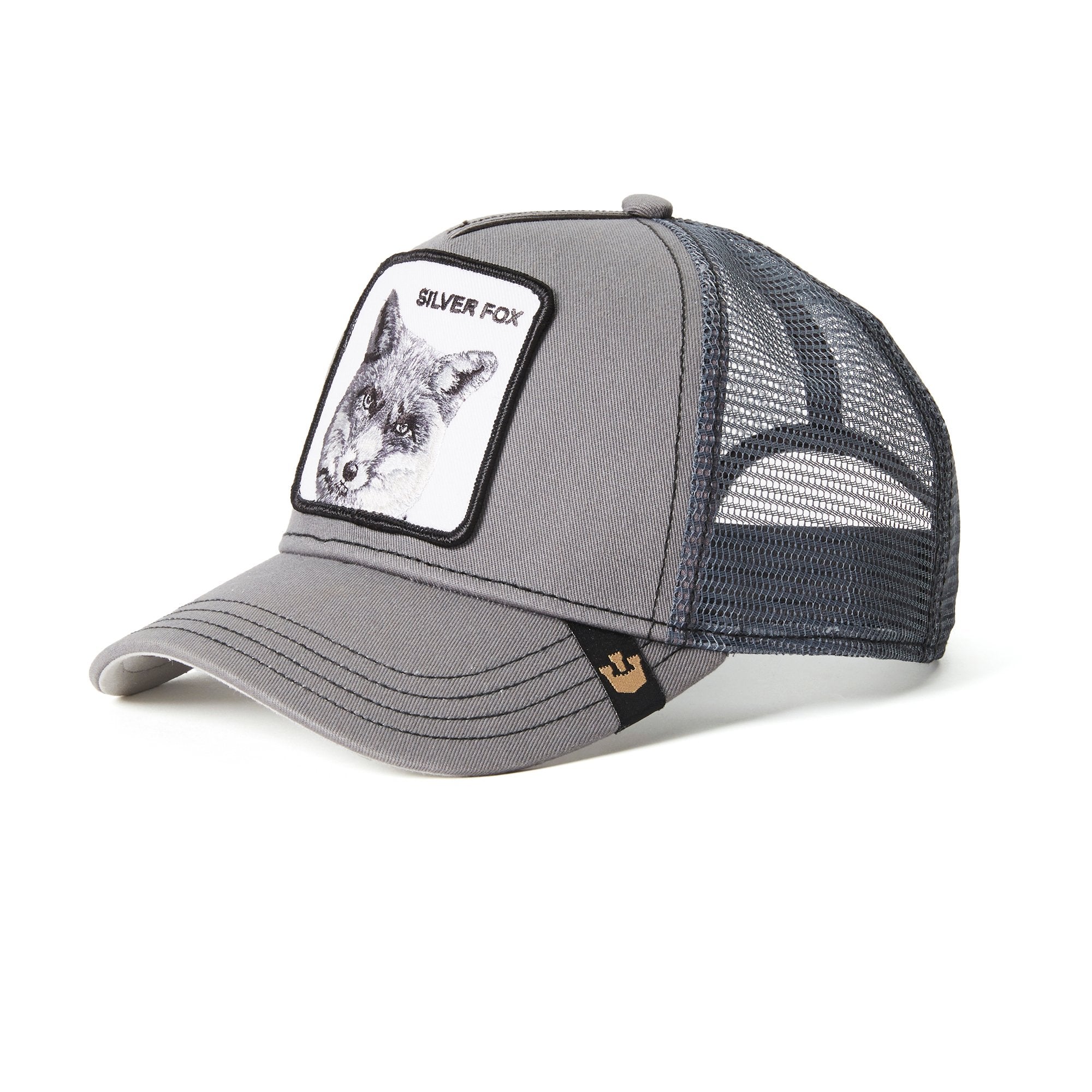 Goorin Bros. silver fox baseball cap Grey left side view