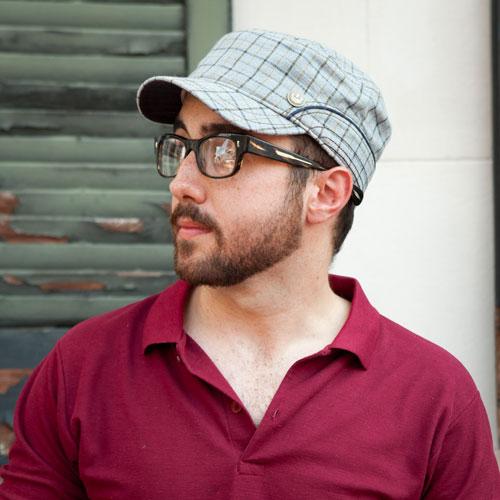 Goorin Bros. eli hamm cotton sloped cadet cap Slate mens styling