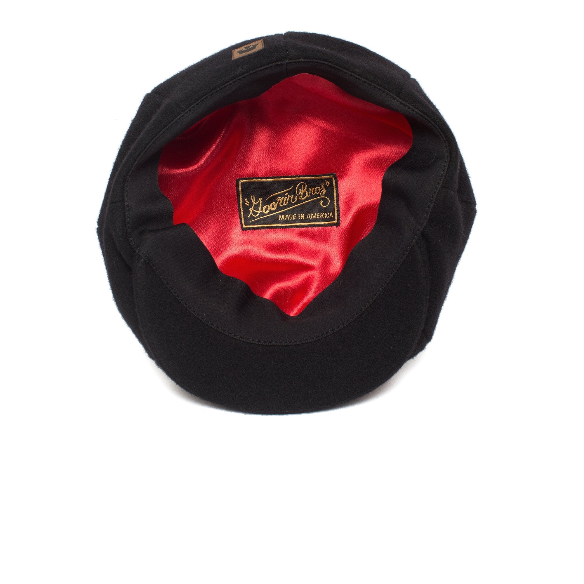 Goorin Bros. mr hammer wool blend gatsby flatcap Black under view