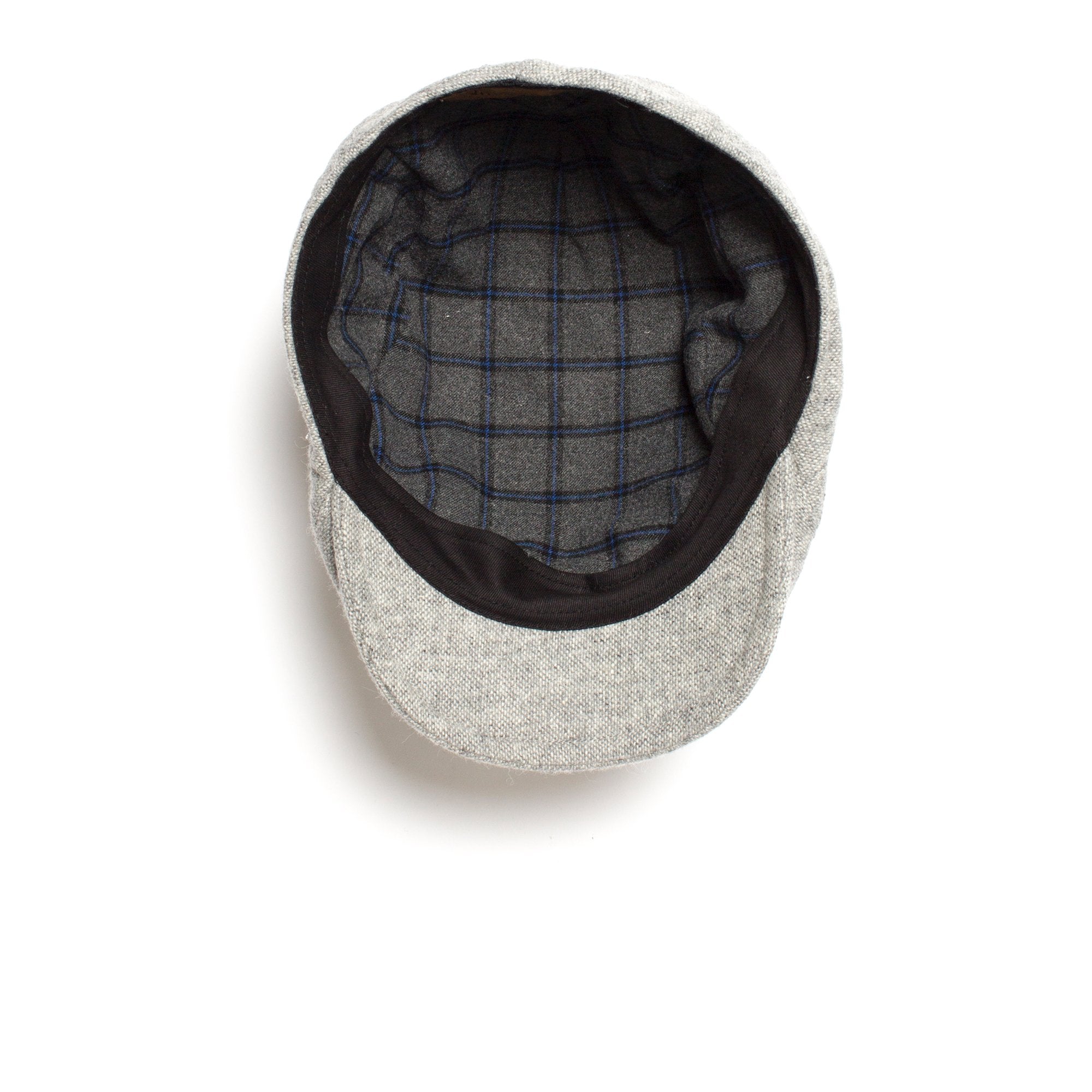 Goorin Bros. liam locke wool blend low profile ivy flatcap Grey under view