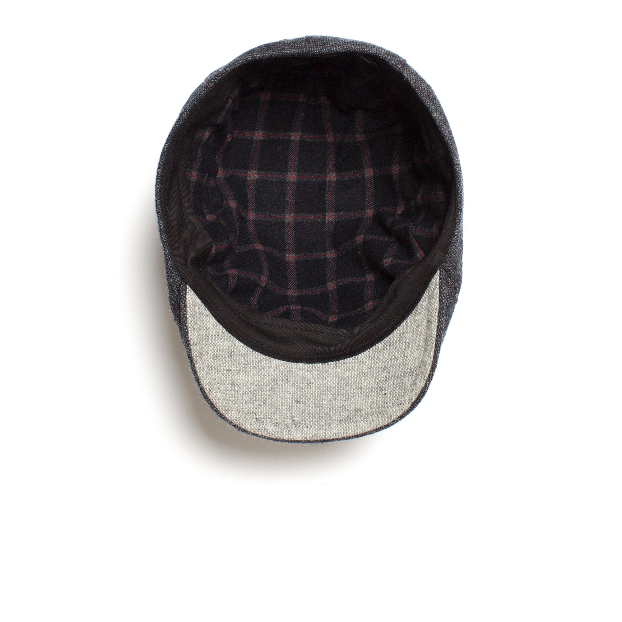 Goorin Bros. liam locke wool blend low profile ivy flatcap Navy under view