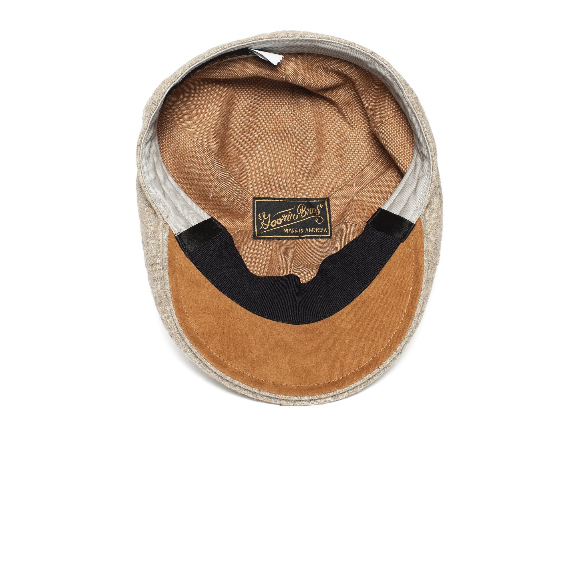 Goorin Bros. andy hamill wool blend 6 panel ivy flatcap Tan under view