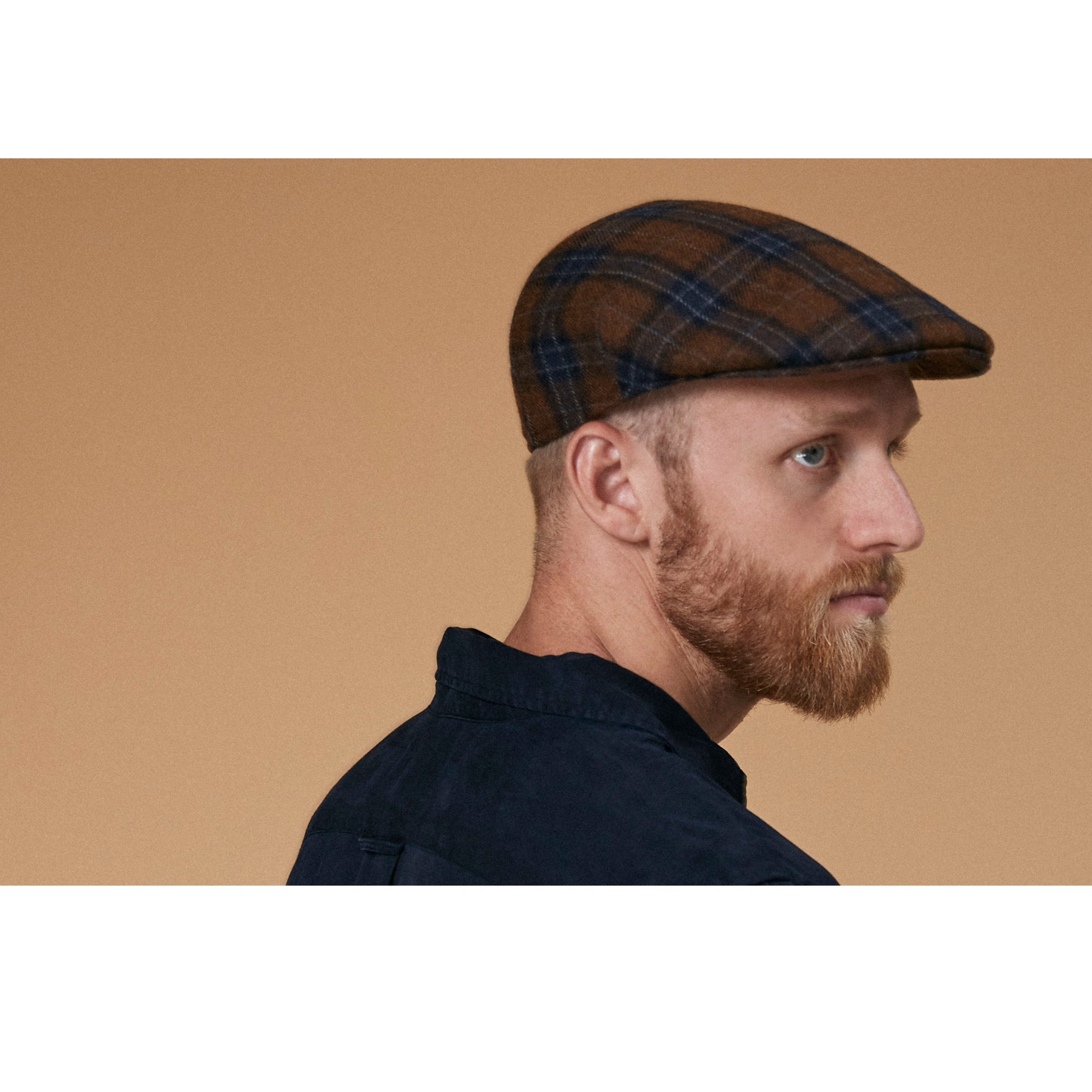 Goorin Bros. sergio alioto wool blend 5 point ivy flatcap Brown mens styling